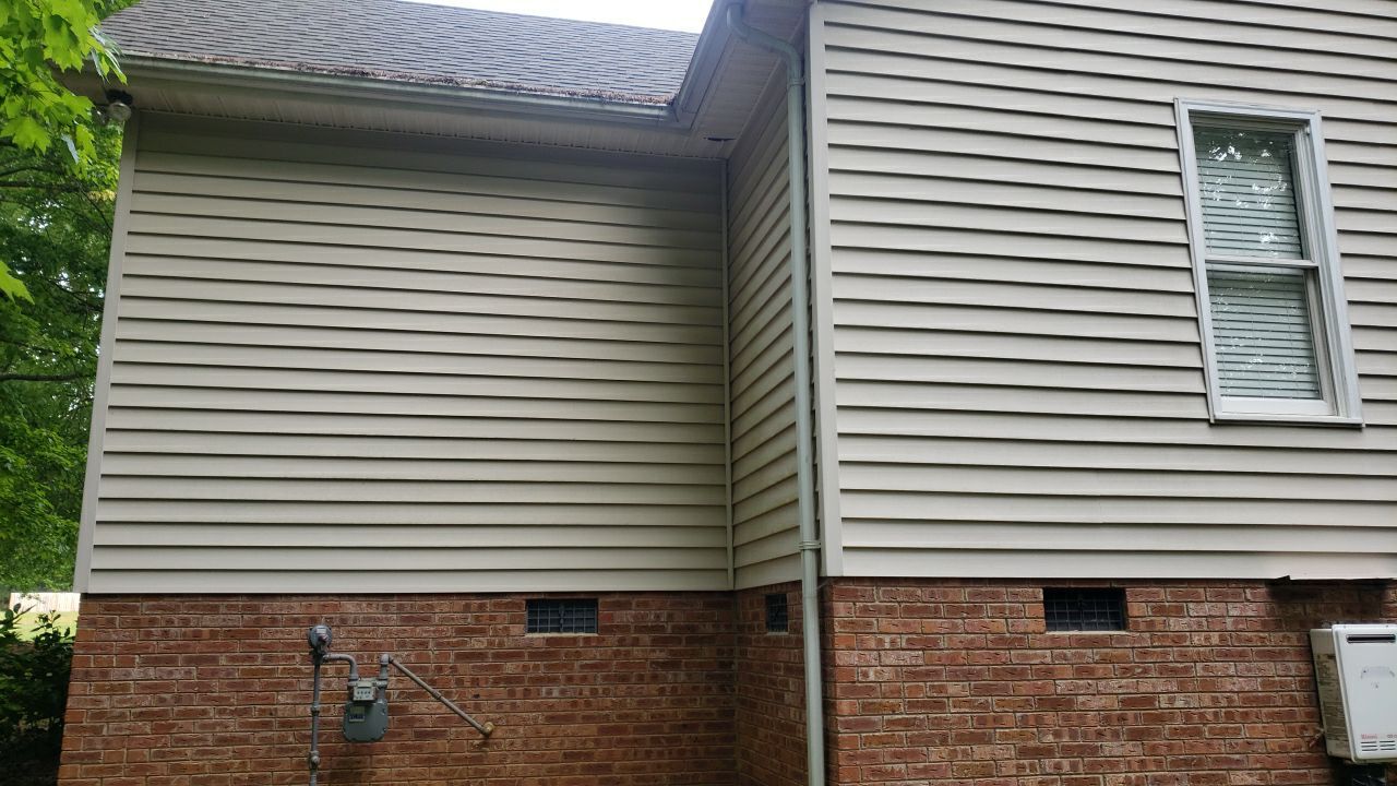 House Wash using cleaner by G&H Home Tech Pros LLC