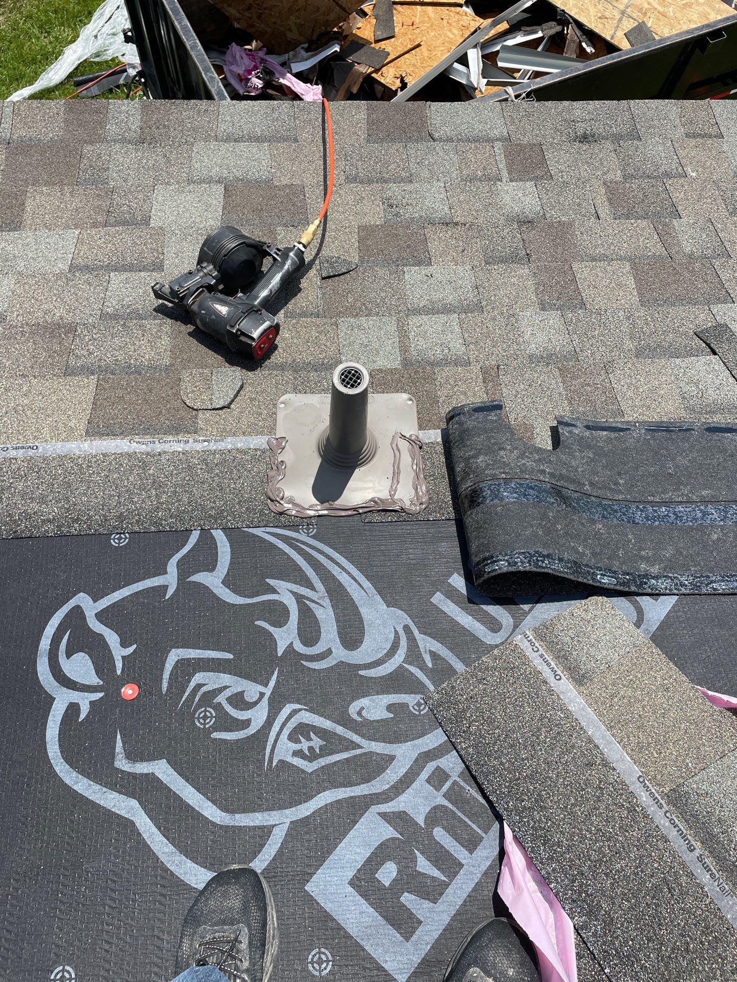 Residential Roofing Repair using Owen's Corning Duration (Lifetime) Shingles by Roof Repair Services LLC