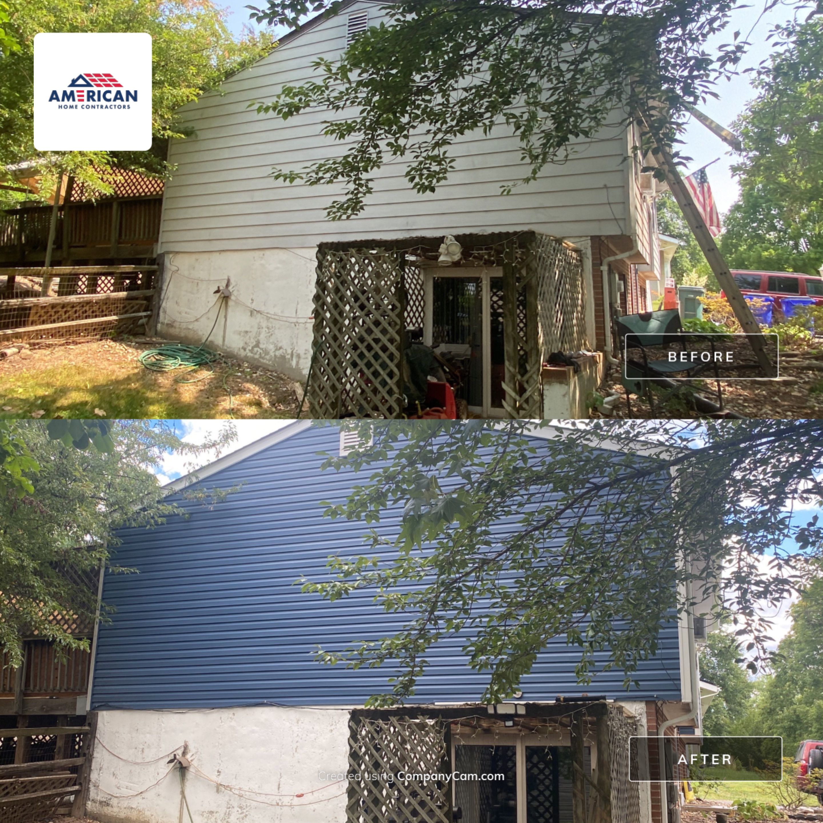 Mastic Siding Replacement by American Home Contractors