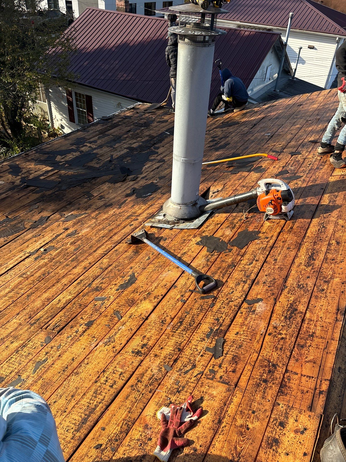 Residential Roofing Installation using Metal by Rainstoppers Roofing