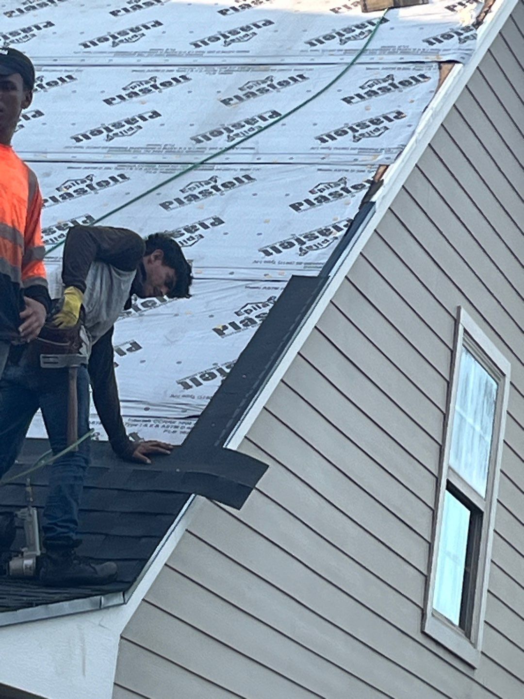 Residential Roof Replacement using GAF HDZ - Charcoal shingles by Elite Roofing LLC