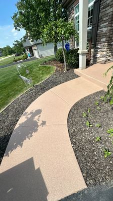 Porch + Walkway + Garage Project in Renfrew