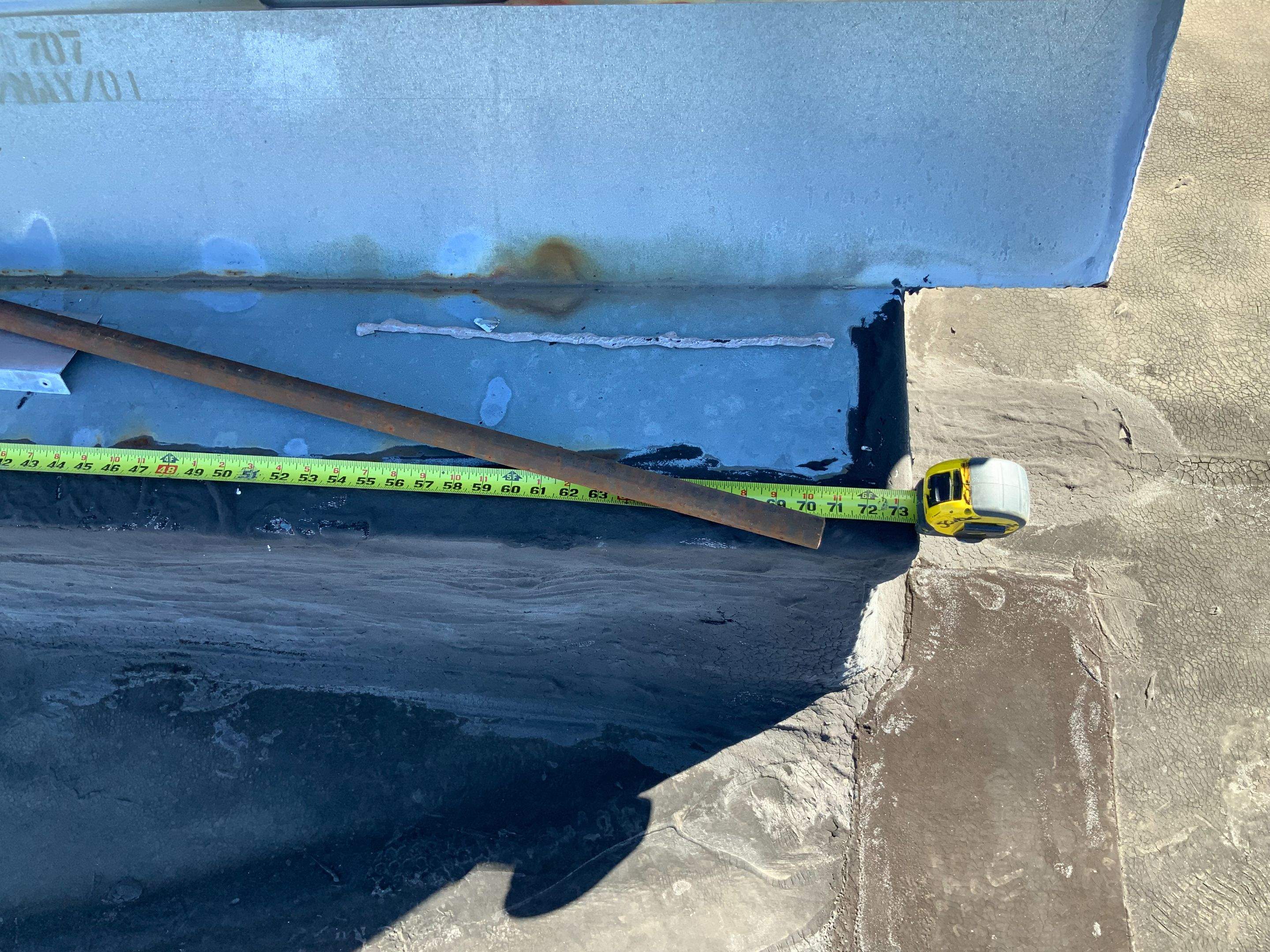 Commercial Roofing Repair using new Flashing by Alpha Design Services
