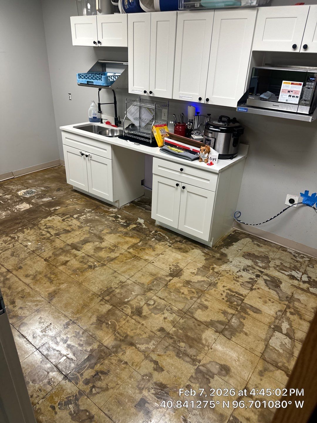 Daycare Kitchen & Bathroom Floor Transformation by Goat Coatings