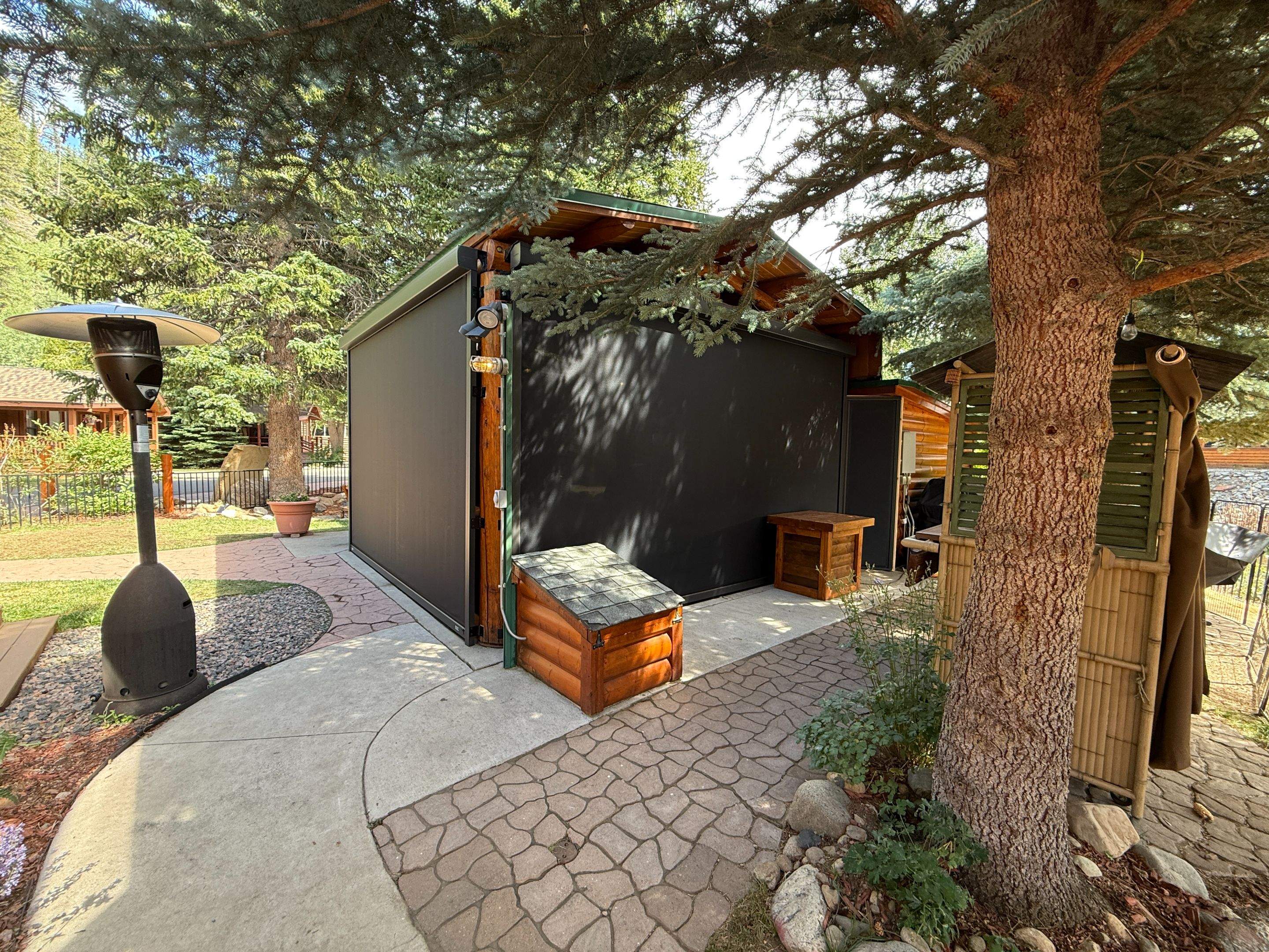 Motorized Screens using Progressive MagnaTrack Screens by Outdoor Solutions Colorado