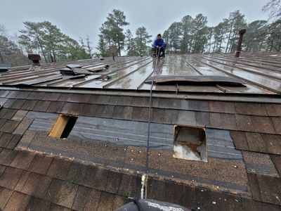 Metal Roof Leak Repair using Standing Seam Metal Roofing