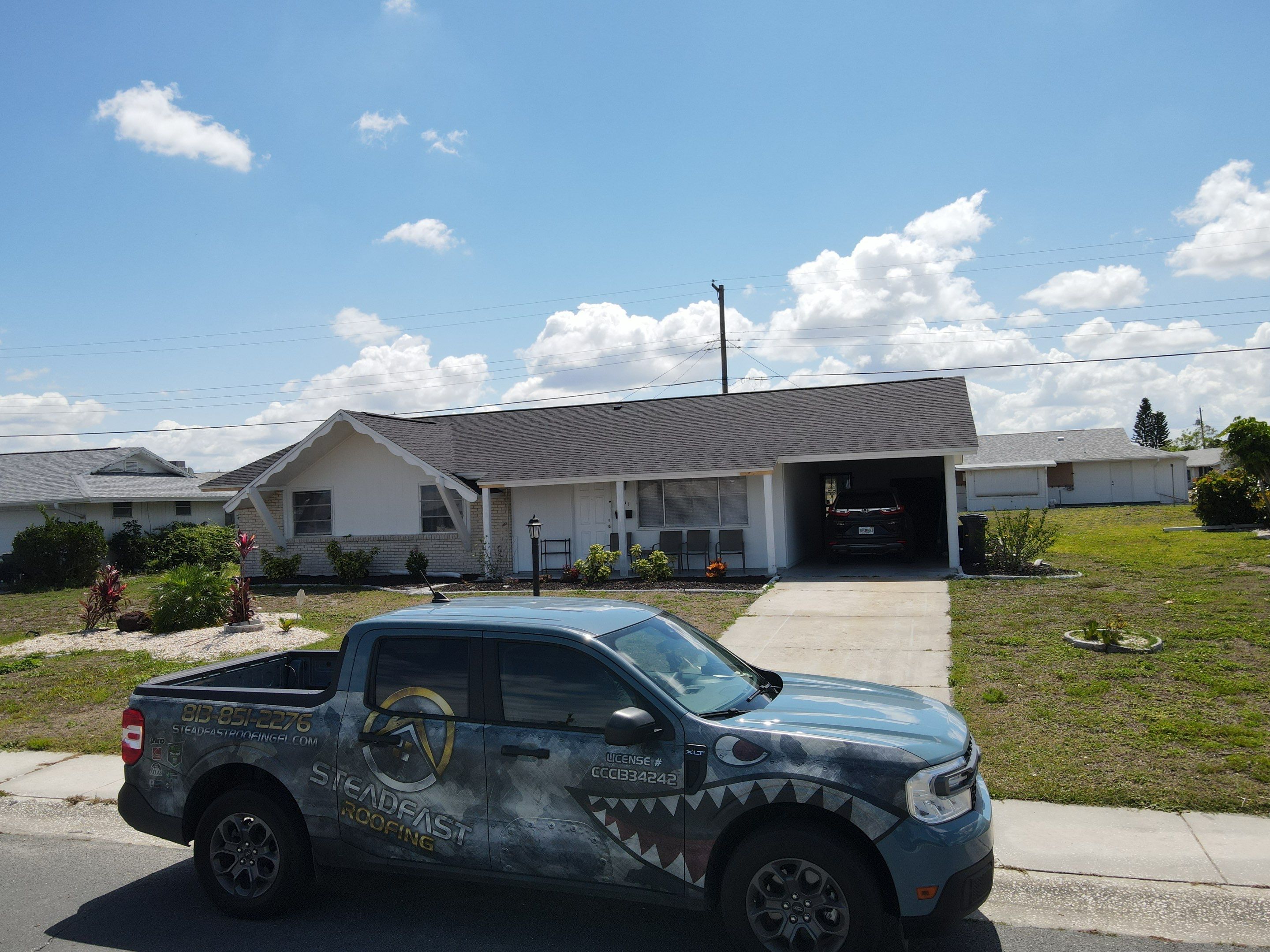 Roof Replacement in Sun City Center, FL. by Steadfast Roofing