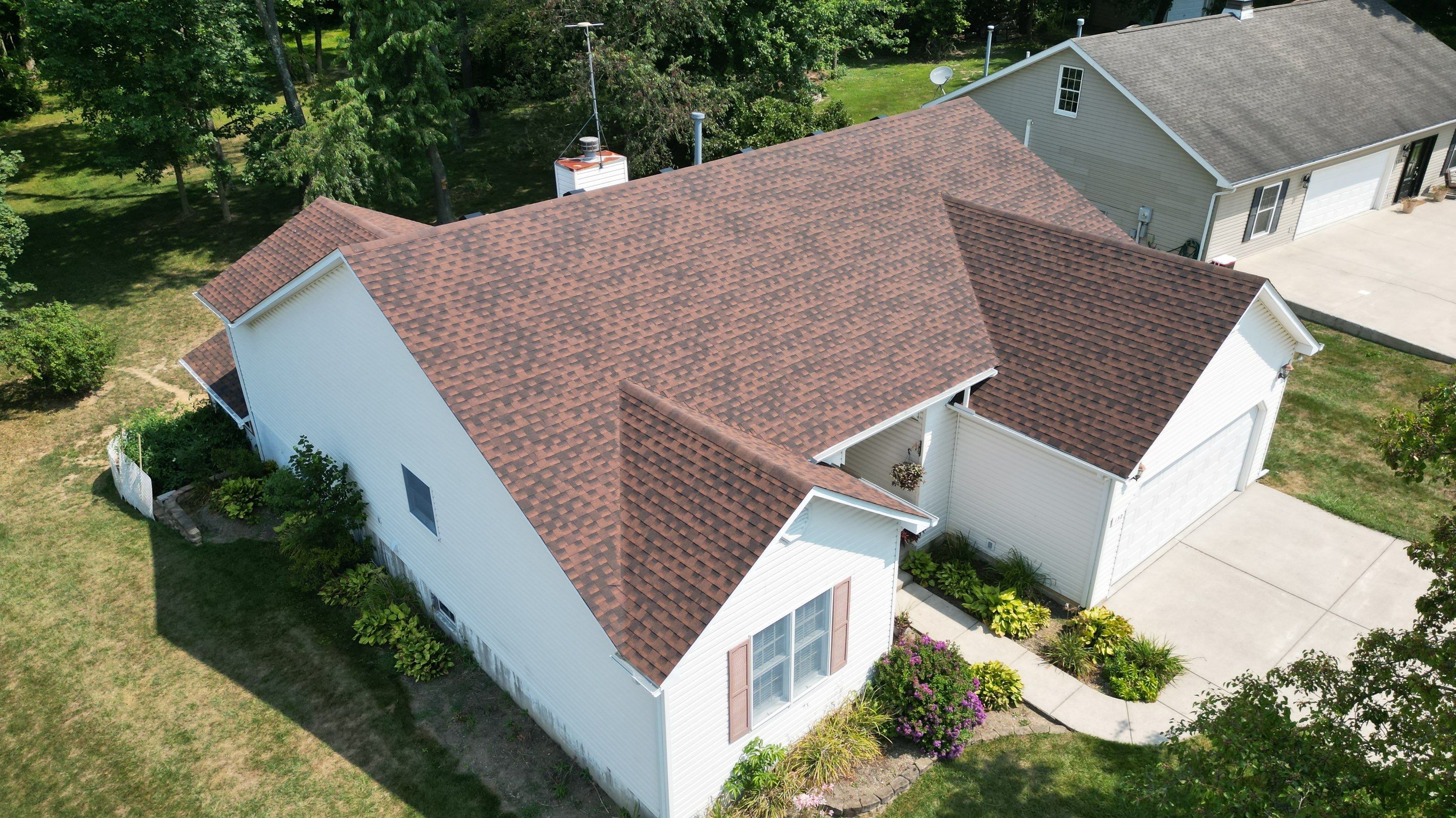 Residential Roofing Installation using Timberline HDZ Shingles - Hickory by RoofX 
