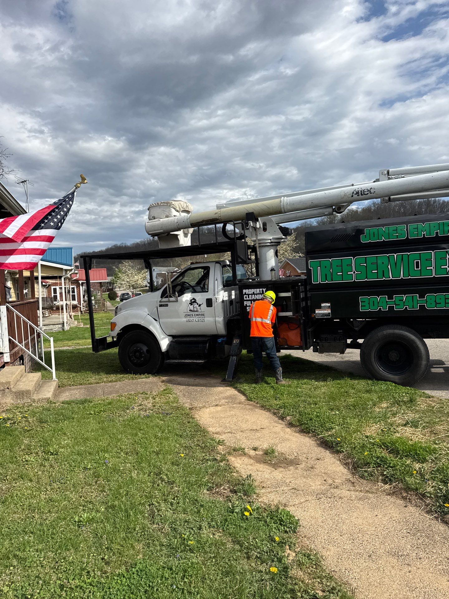 Project in Nitro, WV Rotator Crane Lifts Tree Off House | Nitro WV • One Wrong Move Job | Rotator Crane Tree Removal • Heavy Rescue Tree Job | Nitro WV • Extreme Tree Removal Over Home | Nitro WV by Jones Empire LLC