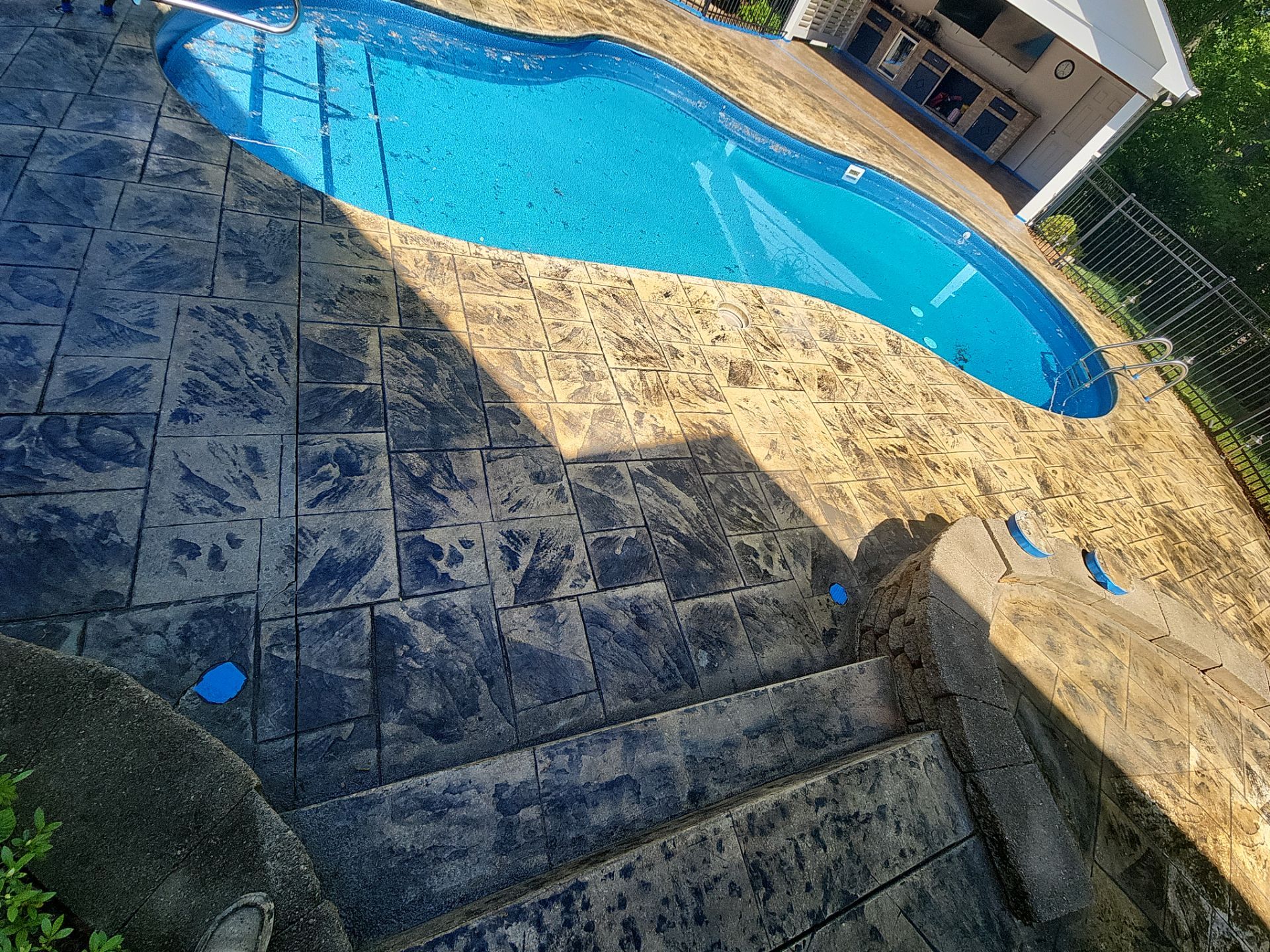Pool Deck using AcryFin by DuraSeal