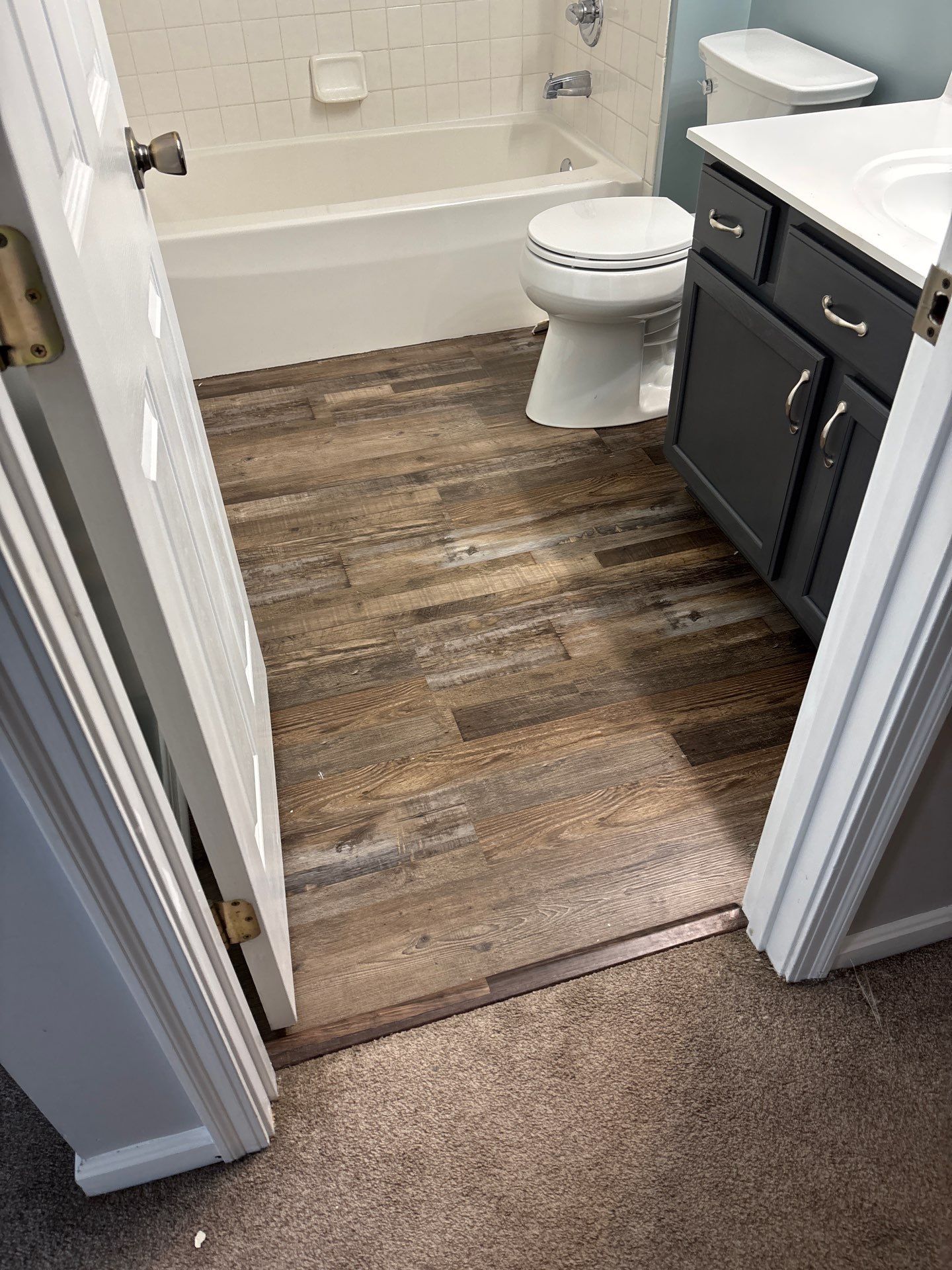 LVP Project in Burlington by Footprints Floors Kentucky