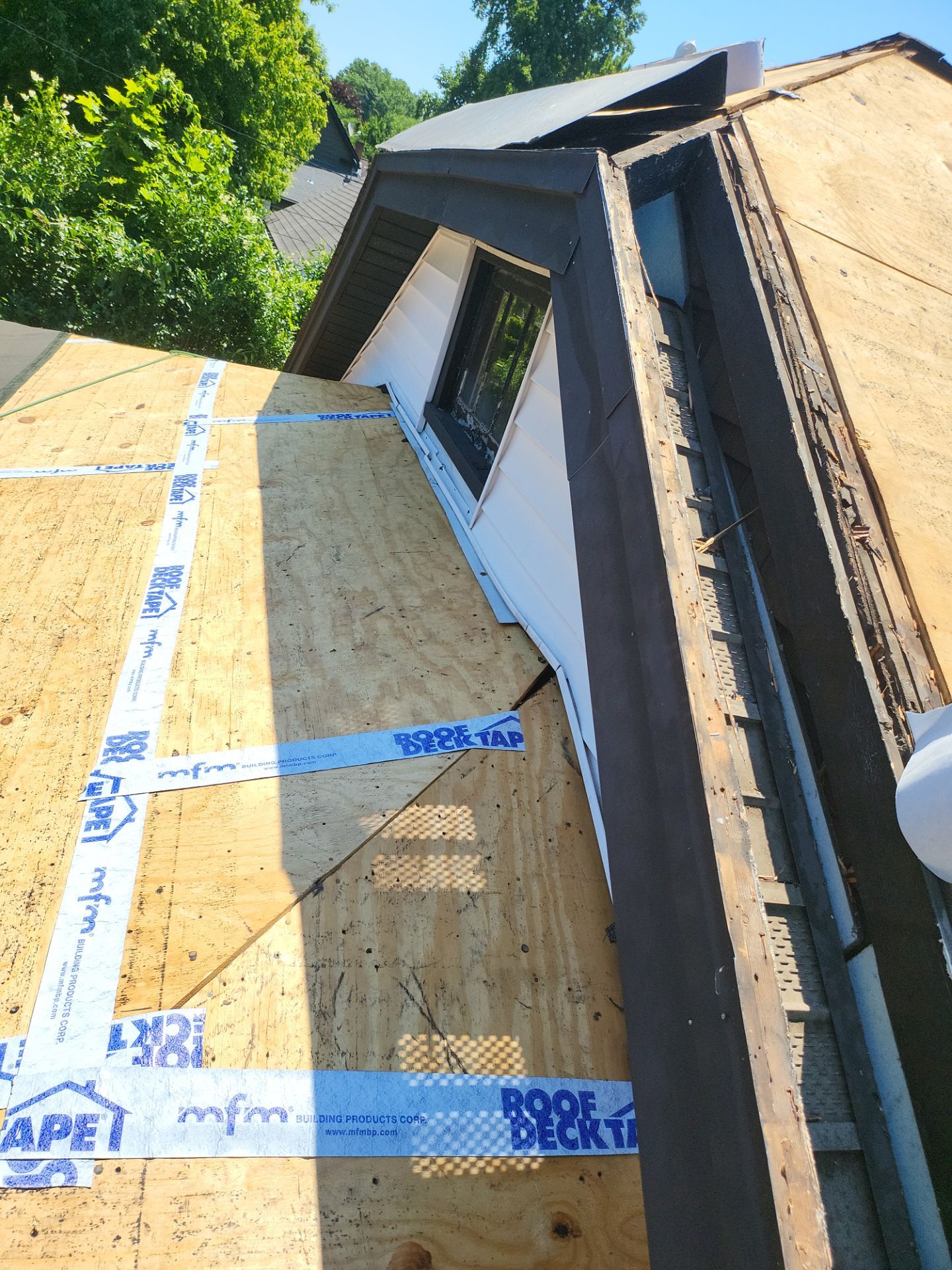 Residential Roofing Installation using Owens Corning TruDefinition Duration AR - Slatestone Gray by A Plus Exterior