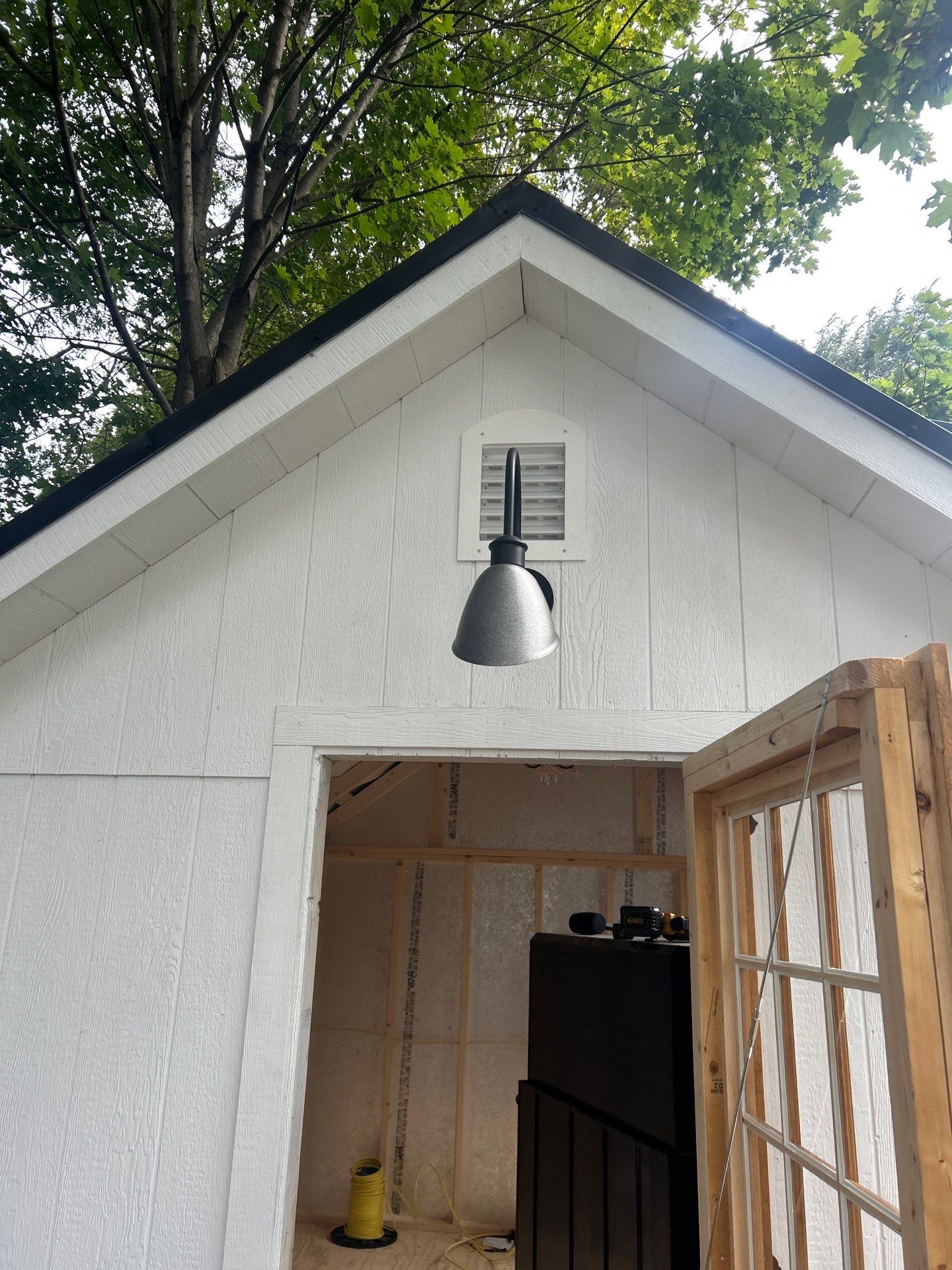 Shed Wiring & Generator Inlet Installed – Powered by ZAM by ZAM Electric