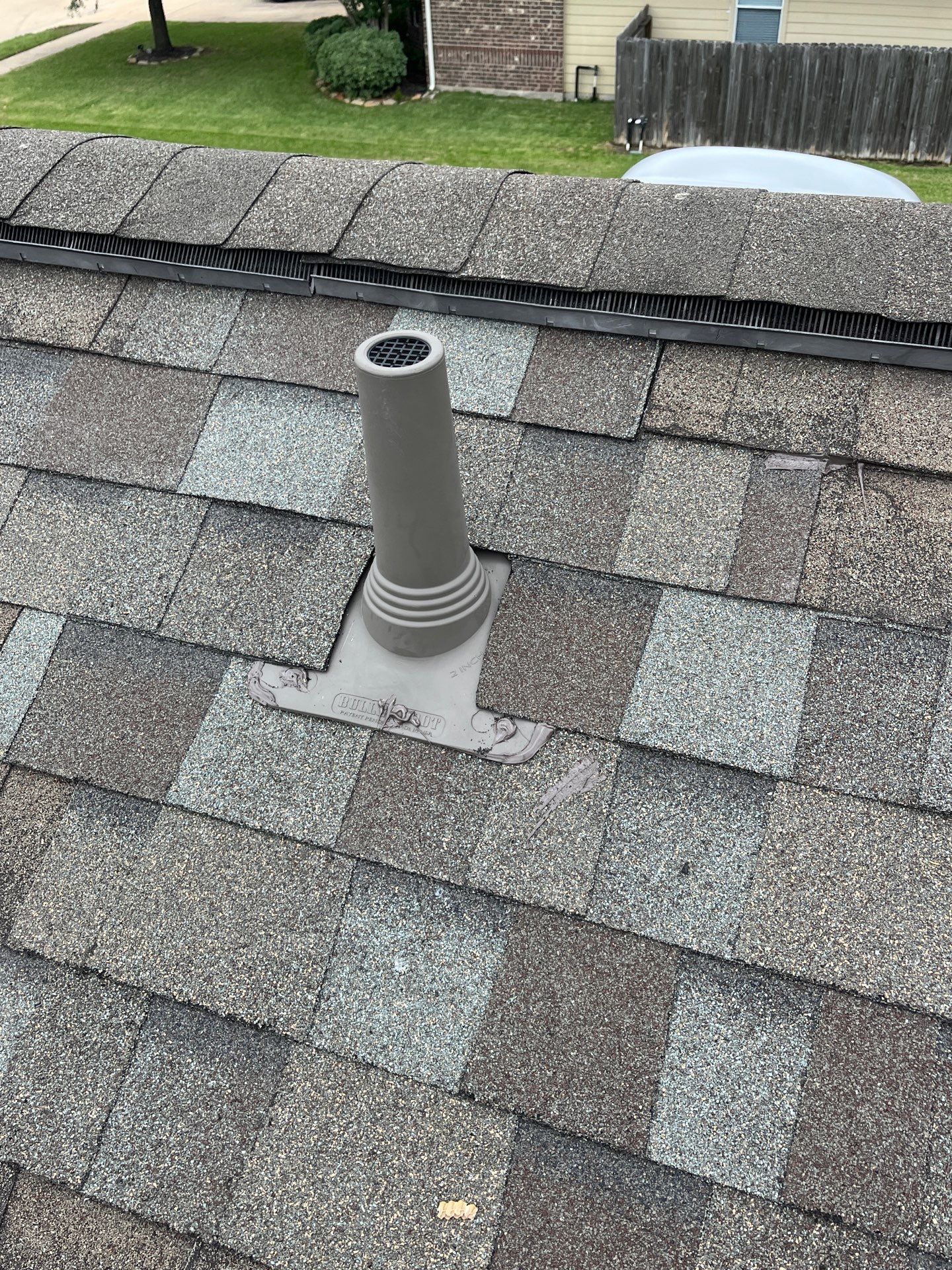 Hail Damage using Owen's Corning Duration (Lifetime) Shingles by Roof Repair Company