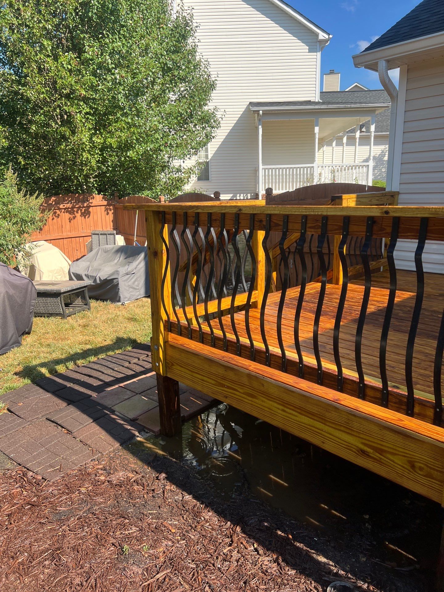 Weathered Deck using Wood Sealant by DuraSeal