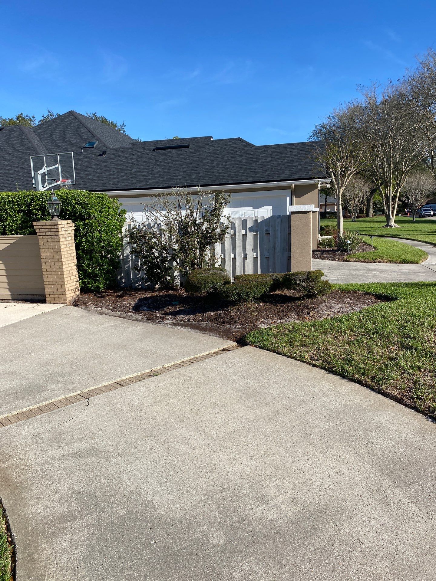 Deerwood Resident | Pine Bark Install by ProGreen Services
