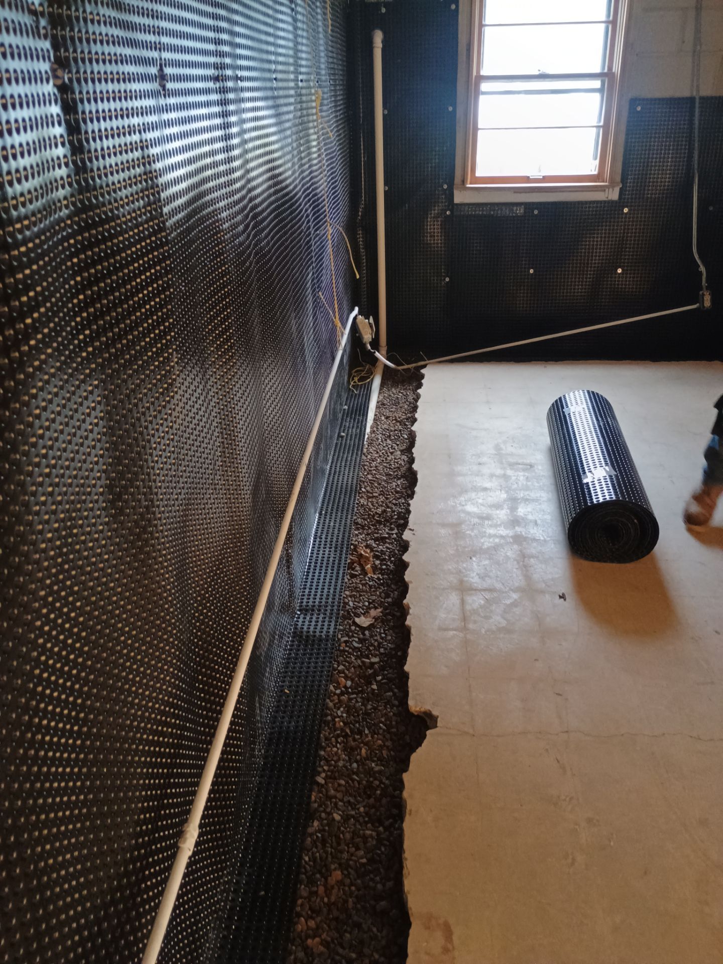 Interior Drain Tile & Foundation Crack Repair in St. Anthony, MN by Waterproofing Northeast