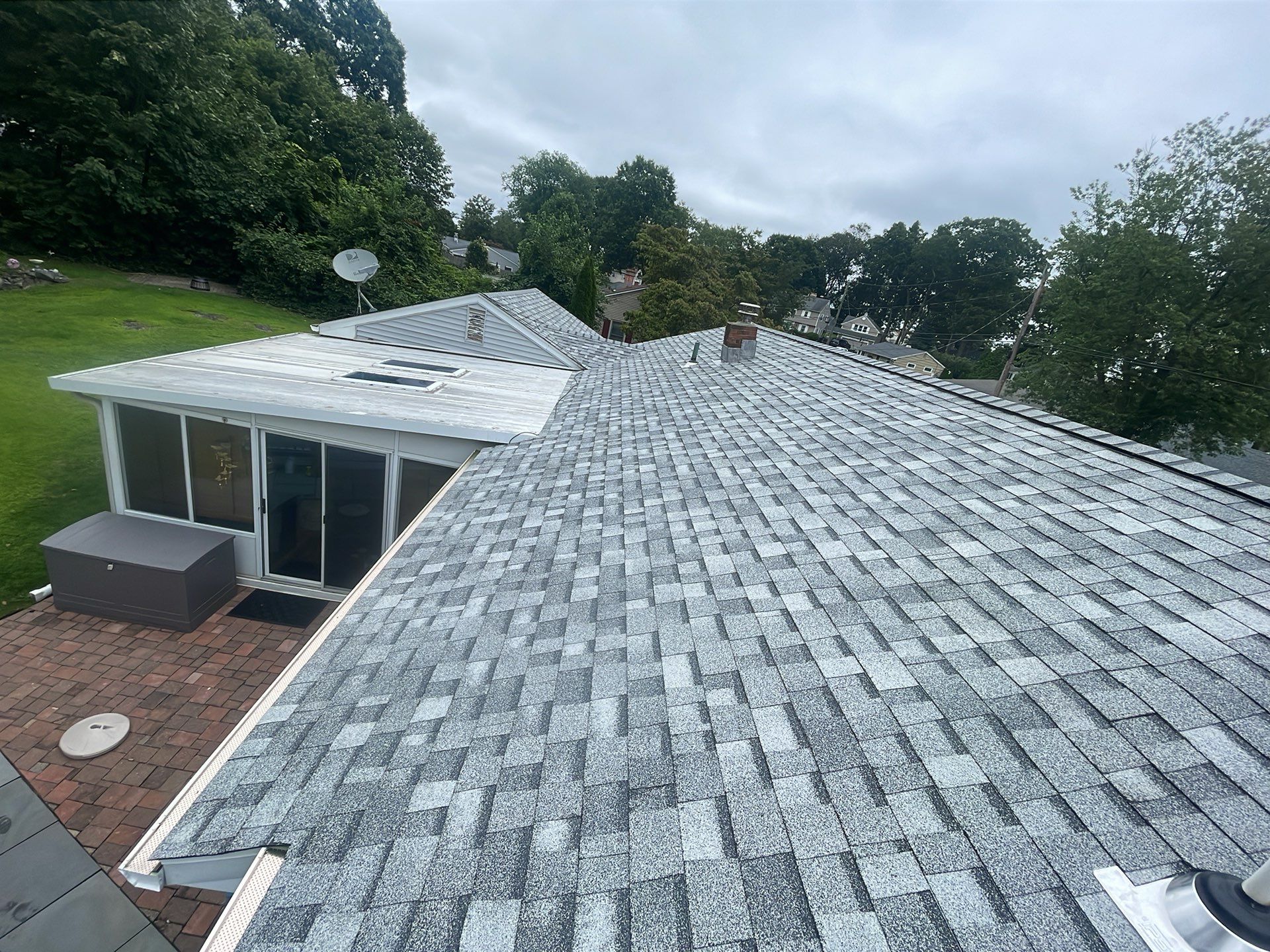 Residential Roofing Installation using Owens Corning TruDefinition Sierra Gray by A Plus Exterior