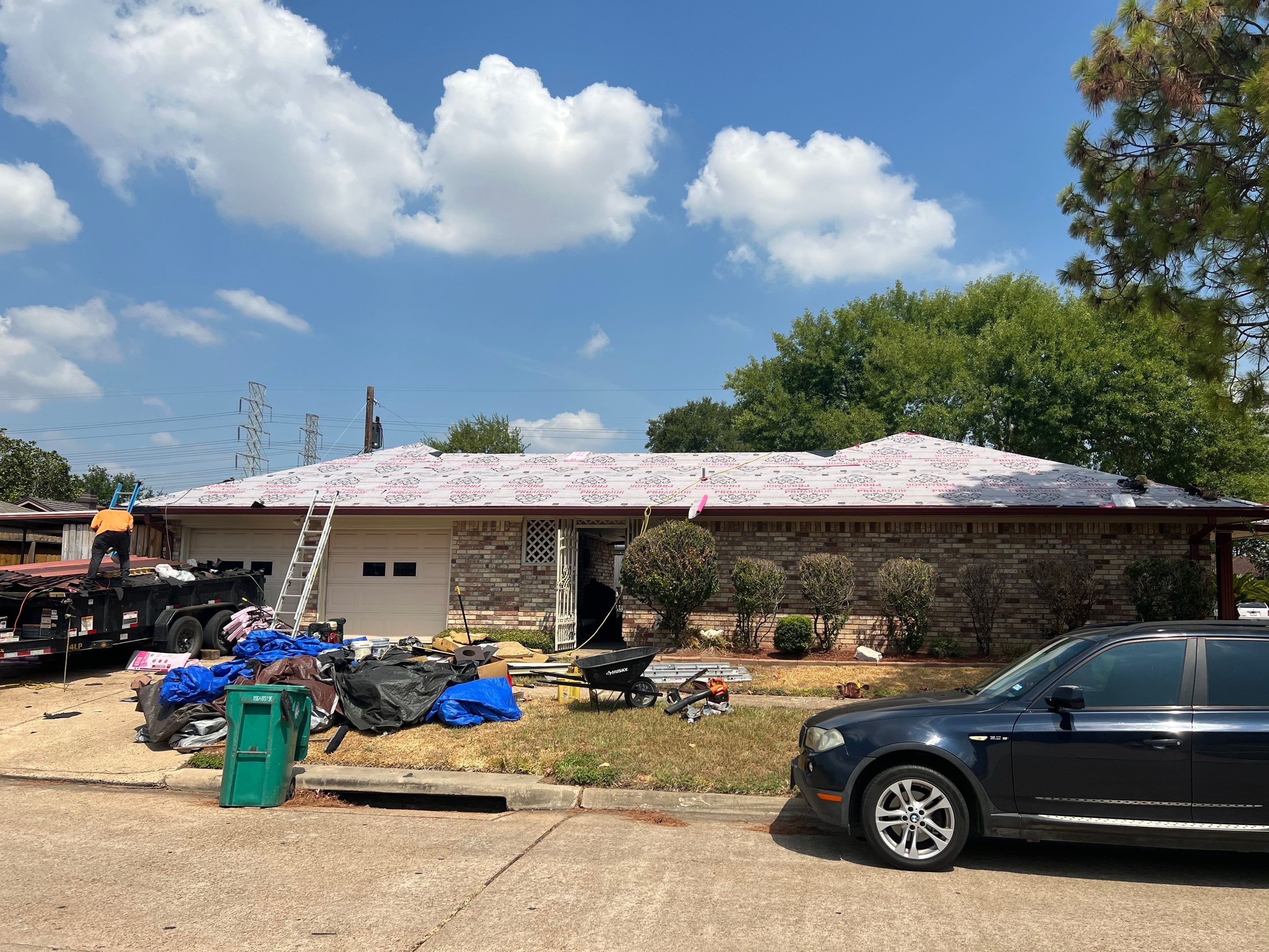 Residential Roofing Installation using Owen's Corning Duration (Lifetime) Shingles by Roof Repair Company