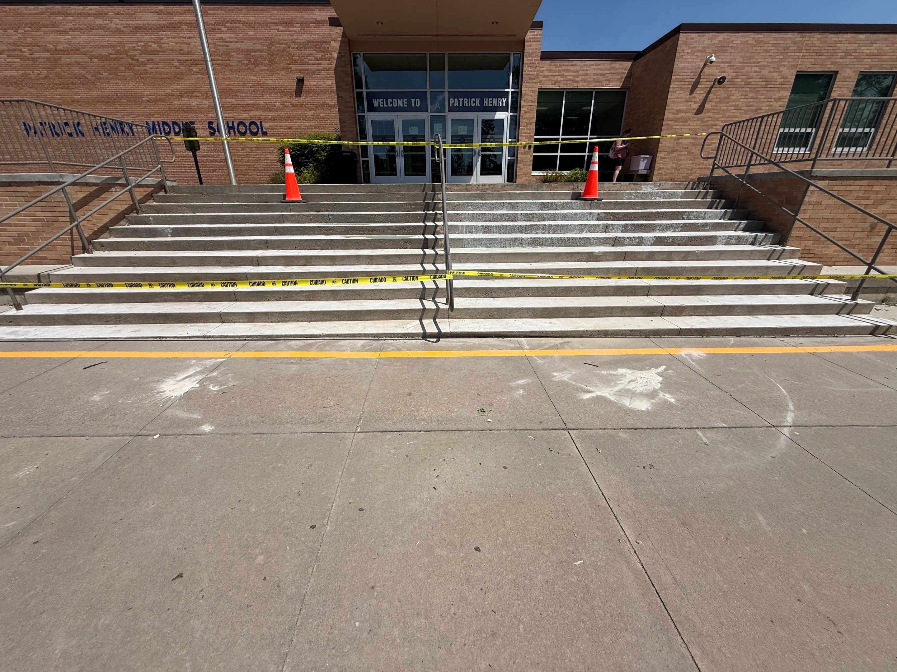 Concrete Stair Repair and Protective Coating in Sioux Falls by Select Painting, Coatings & Garage Cabinets