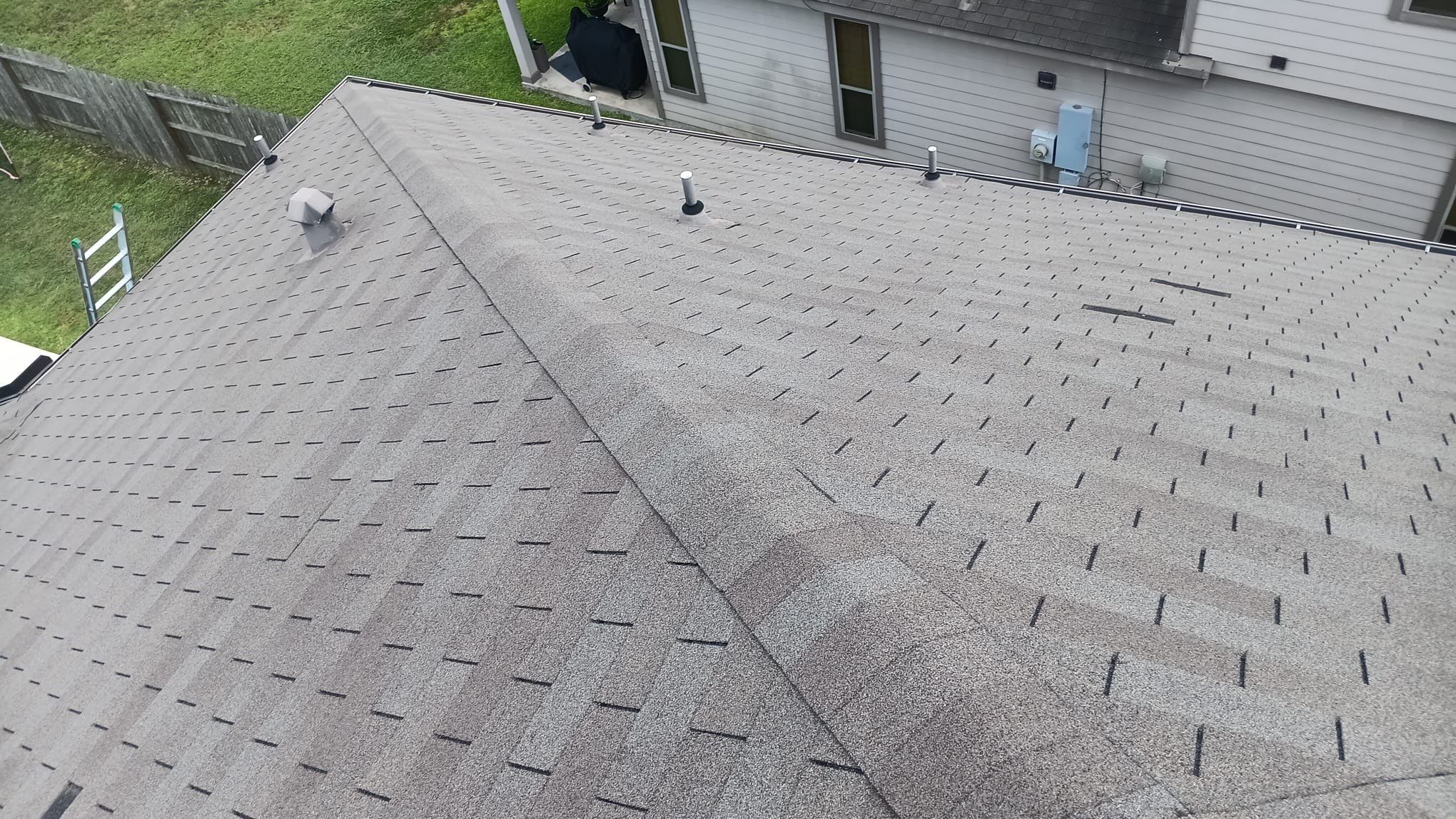 Hail Damage using Owen's Corning Duration (Lifetime) Shingles by Roof Repair Company