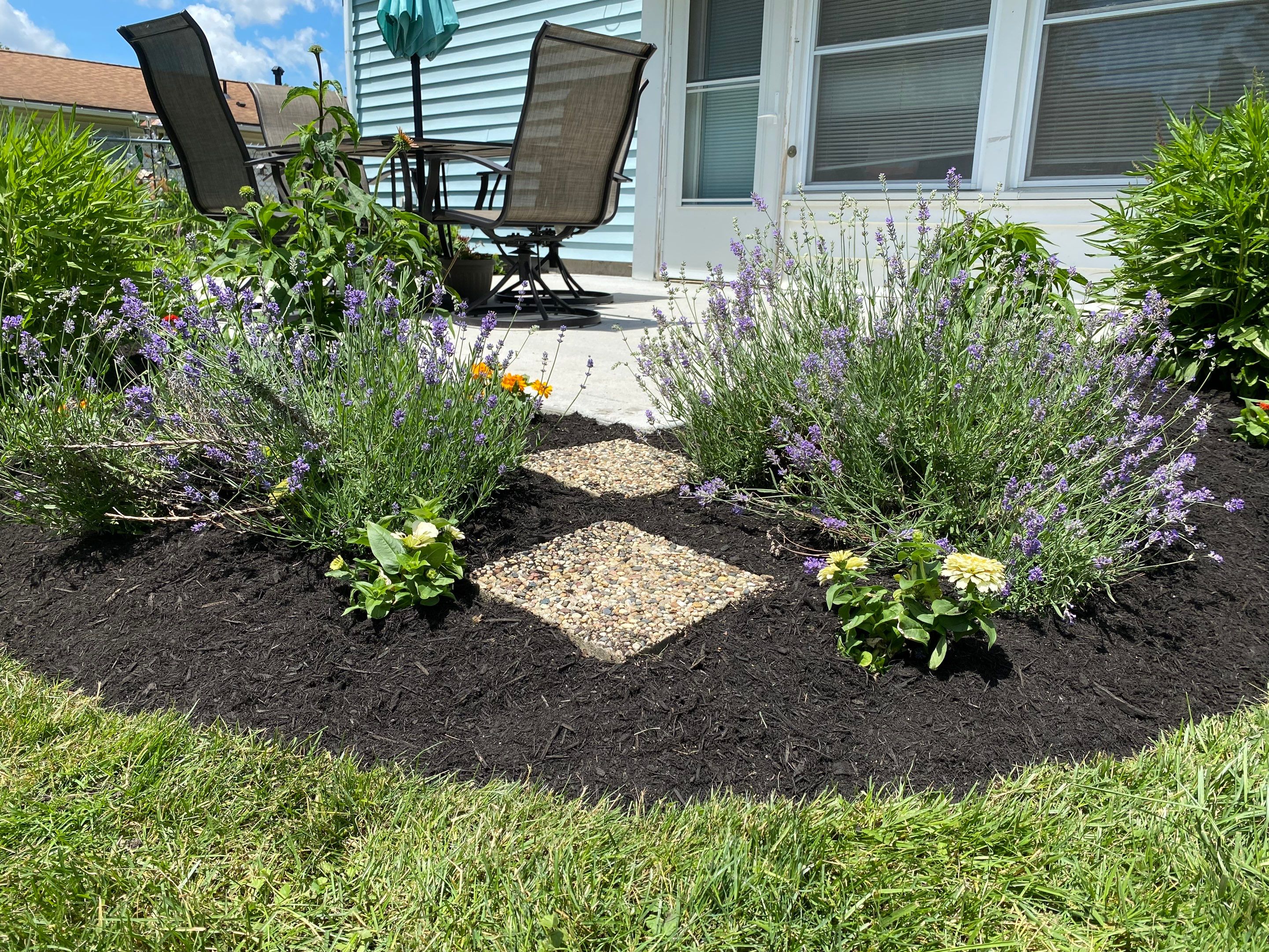 Grindstone Garden Install by Elm Rose Gardens