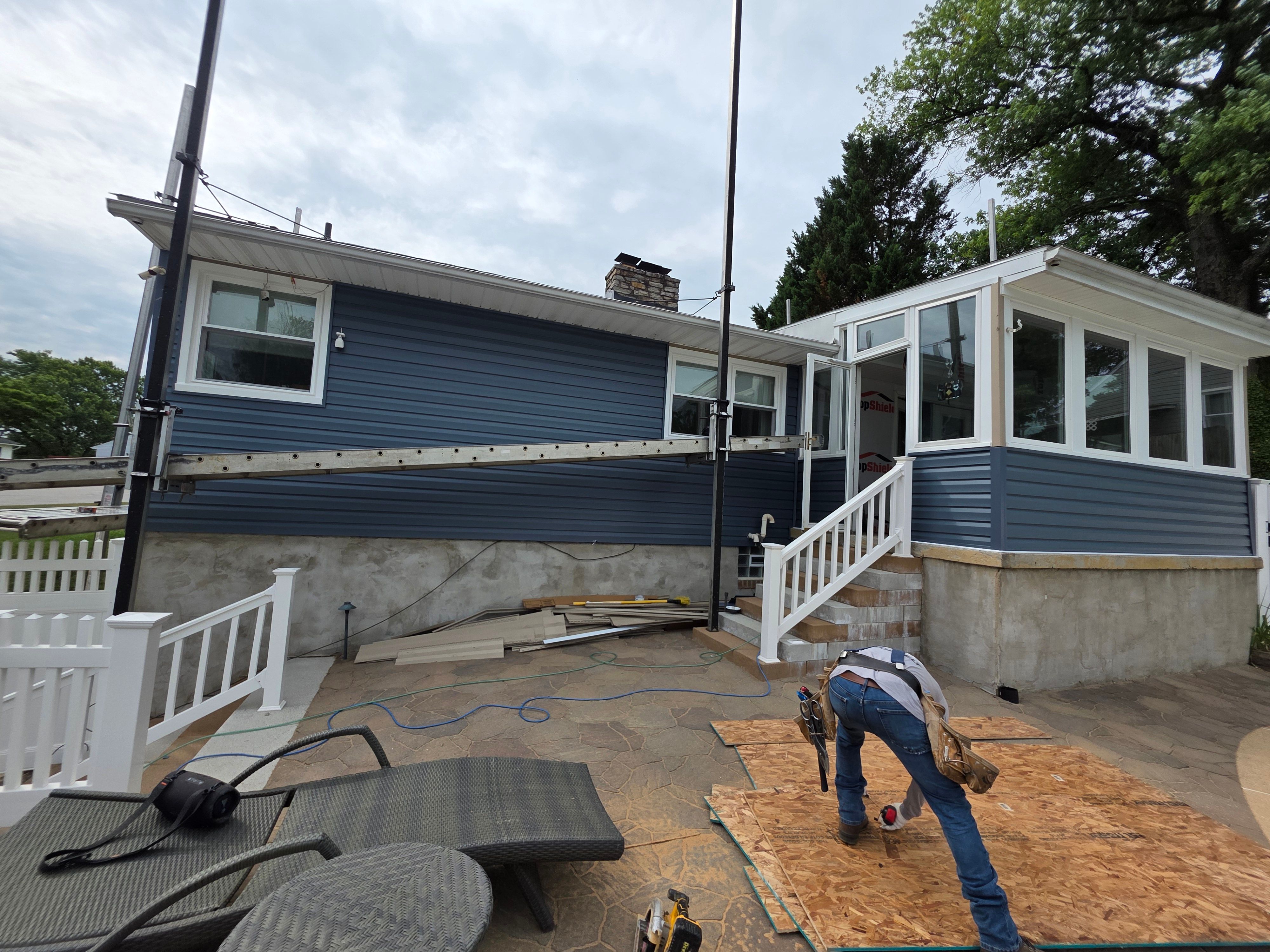 Siding and Window Replacement Featuring Kitchen Garden Window in Linthicum Heights by Window Depot of Annapolis