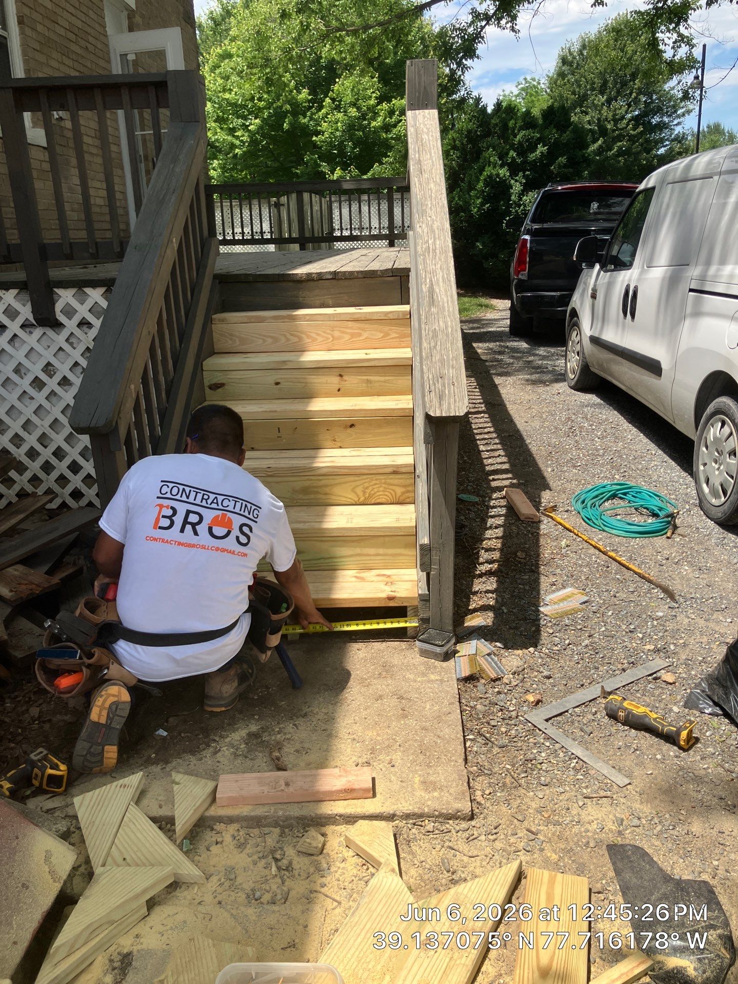 Purcellville Porch Restoration with Deck Repair and Custom Painting by Contracting Bros Llc