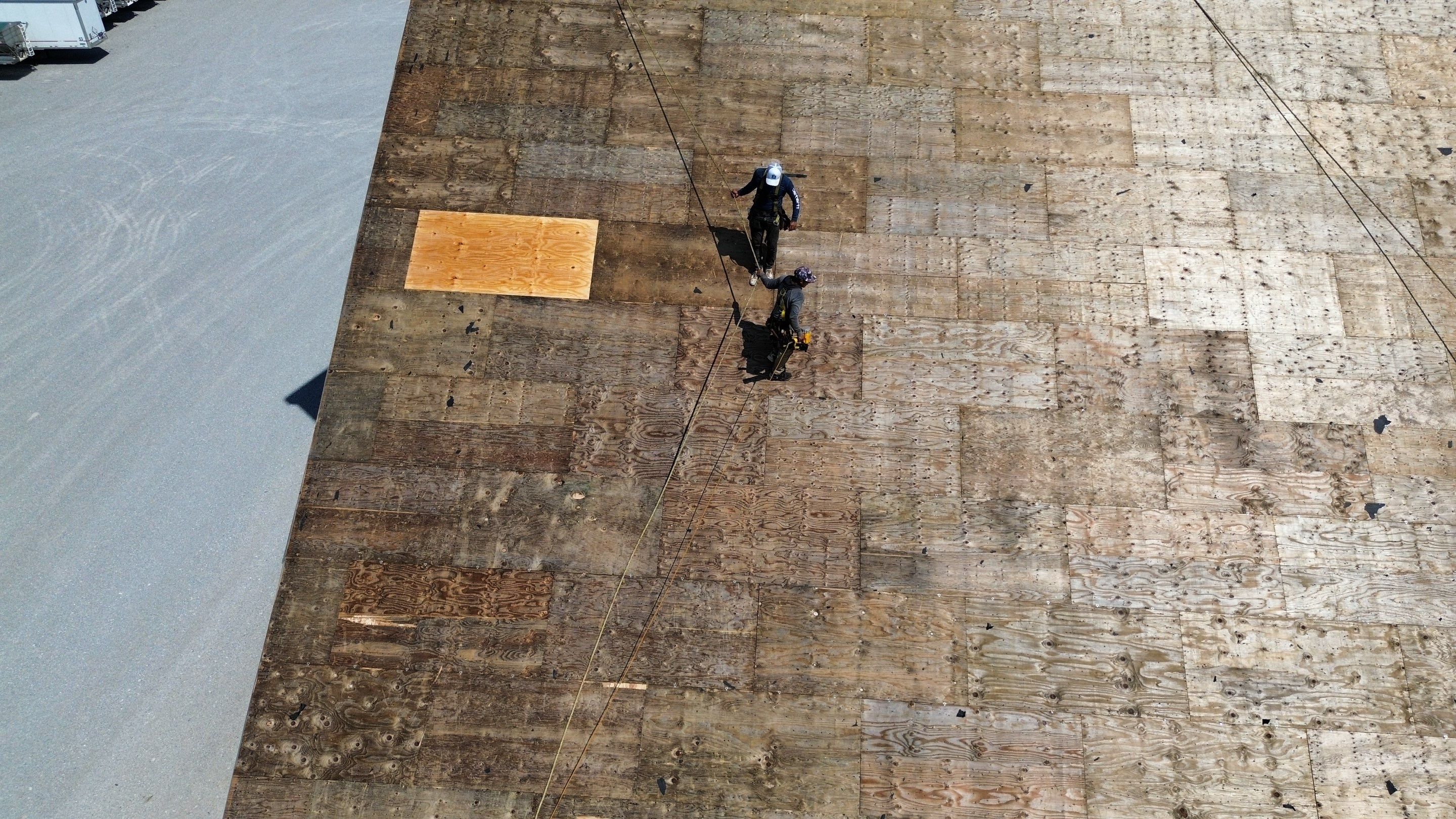 Commercial Roofing Installation using Timberline HDZ Shingles - Hunter Green by RoofX 
