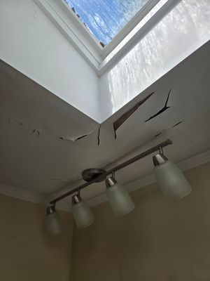 Dayton Skylight Replacement and Shingle Repair for Leaking Roof by Level Up Roofing and Restoration Services LLC