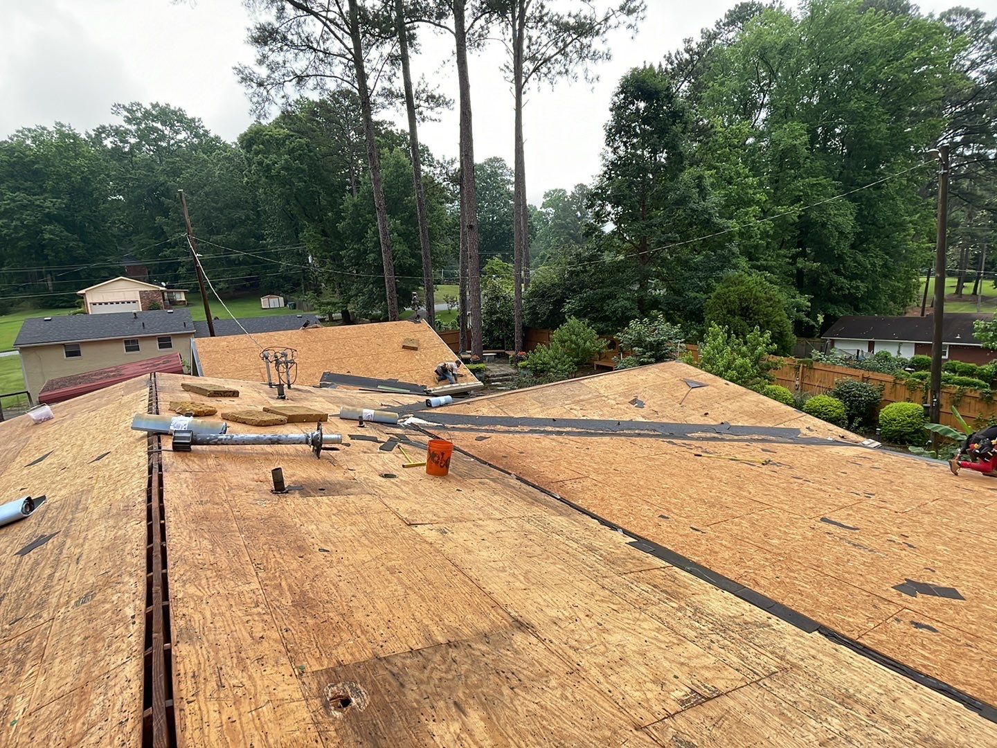 Residential Roofing Installation using Owens Corning by Inspector Roofing and Restoration