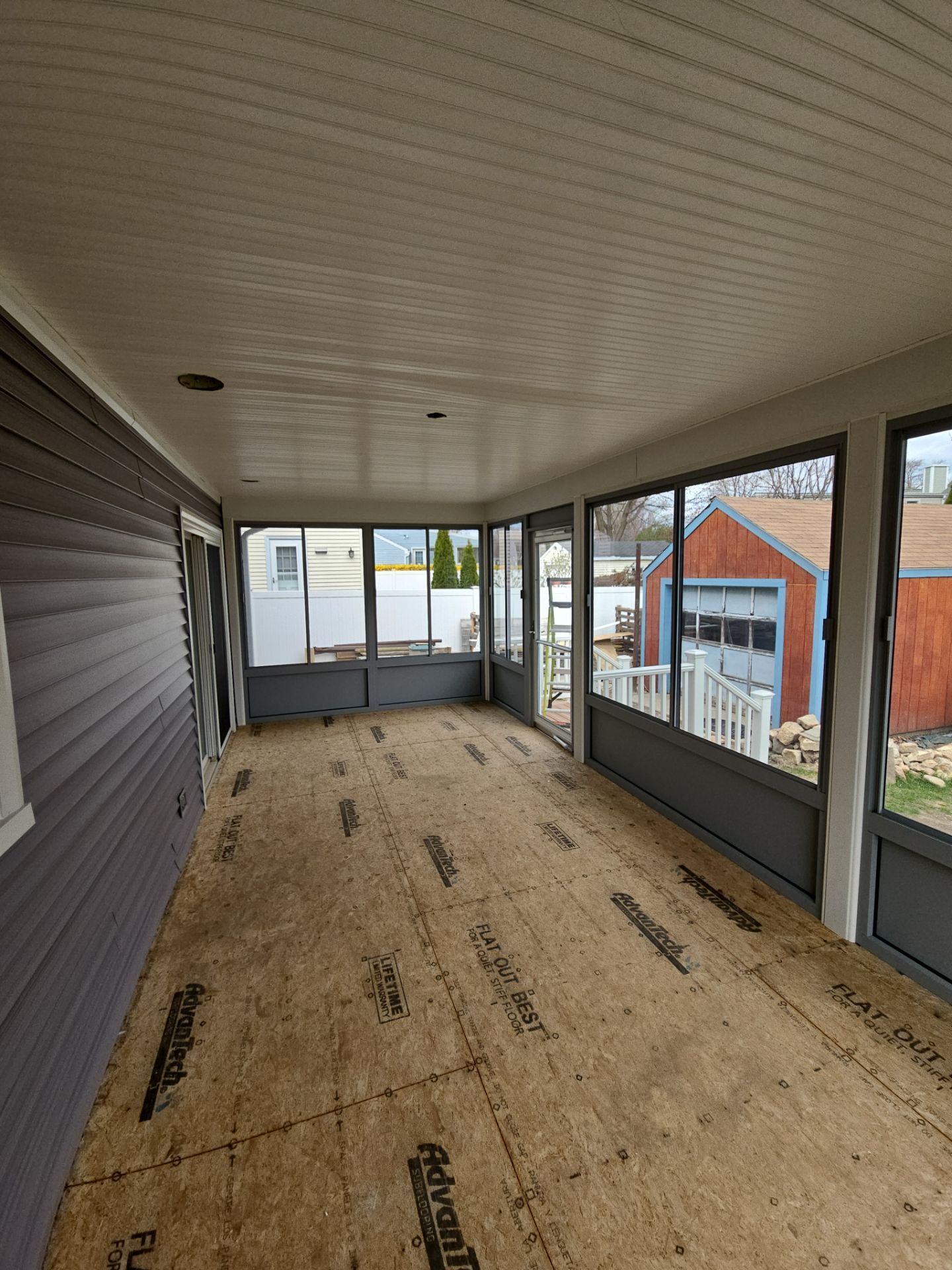 Summer Space Porch Enclosure by DiGiorgi Roofing and Siding Inc