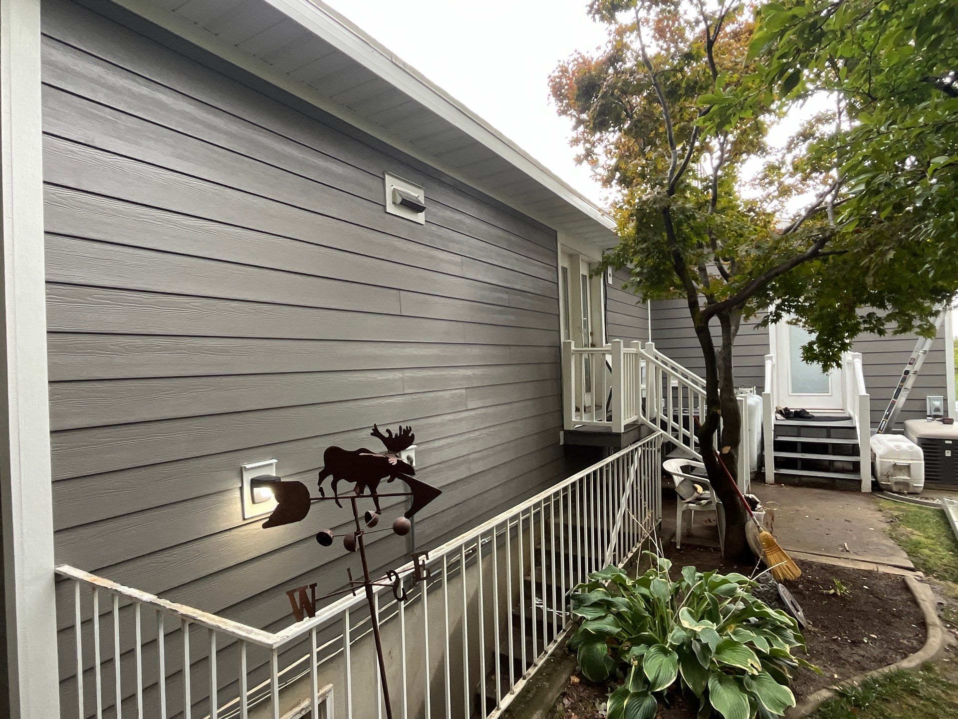 Bountiful | Massive Stucco Conversion & Mixed Profiles | Aged Pewter by Ideal Siding Utah