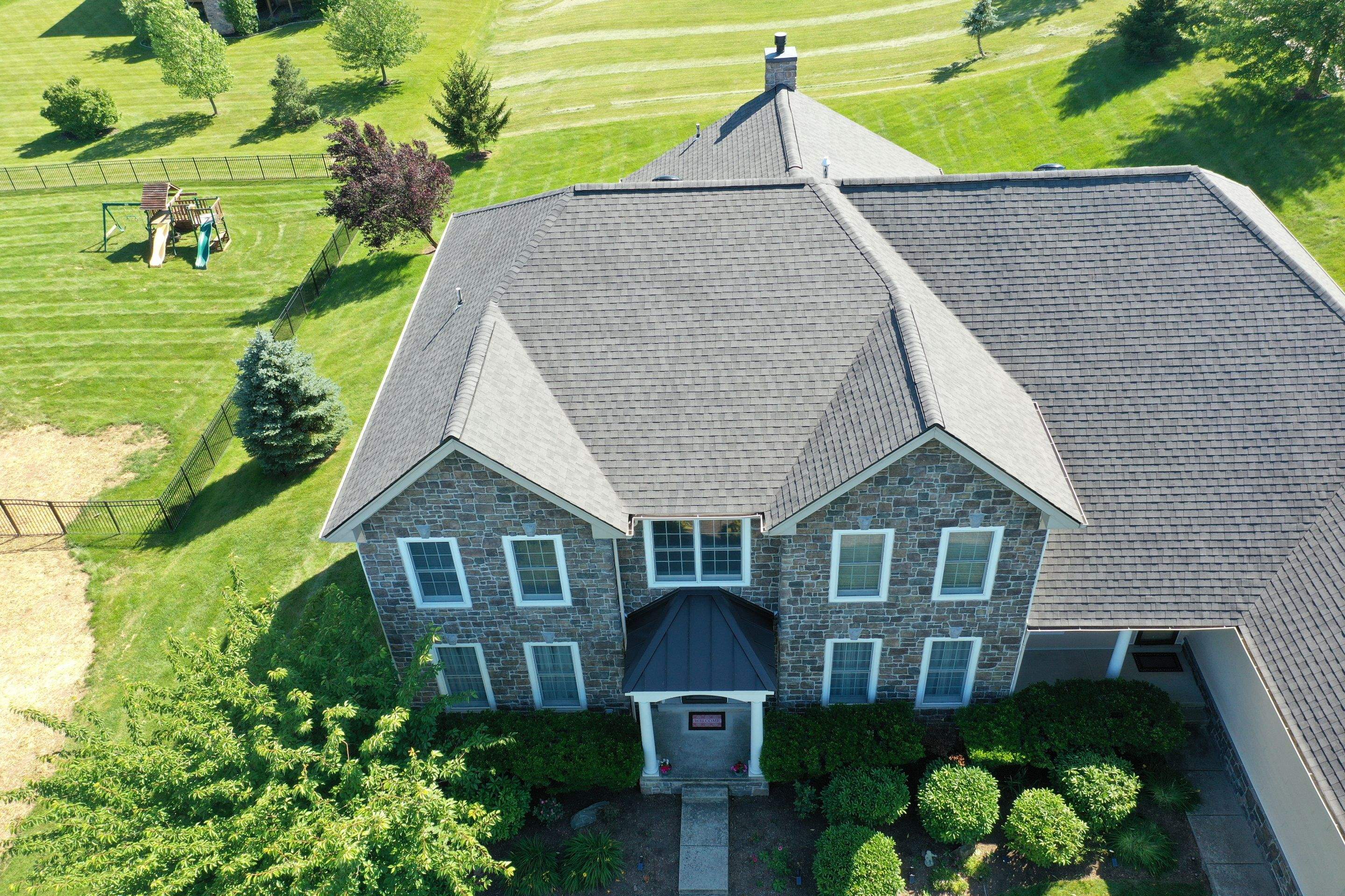 Roofing Installation using CertainTeed Landmark - Pewterwood by Storm Guard of Ches-Mont PA