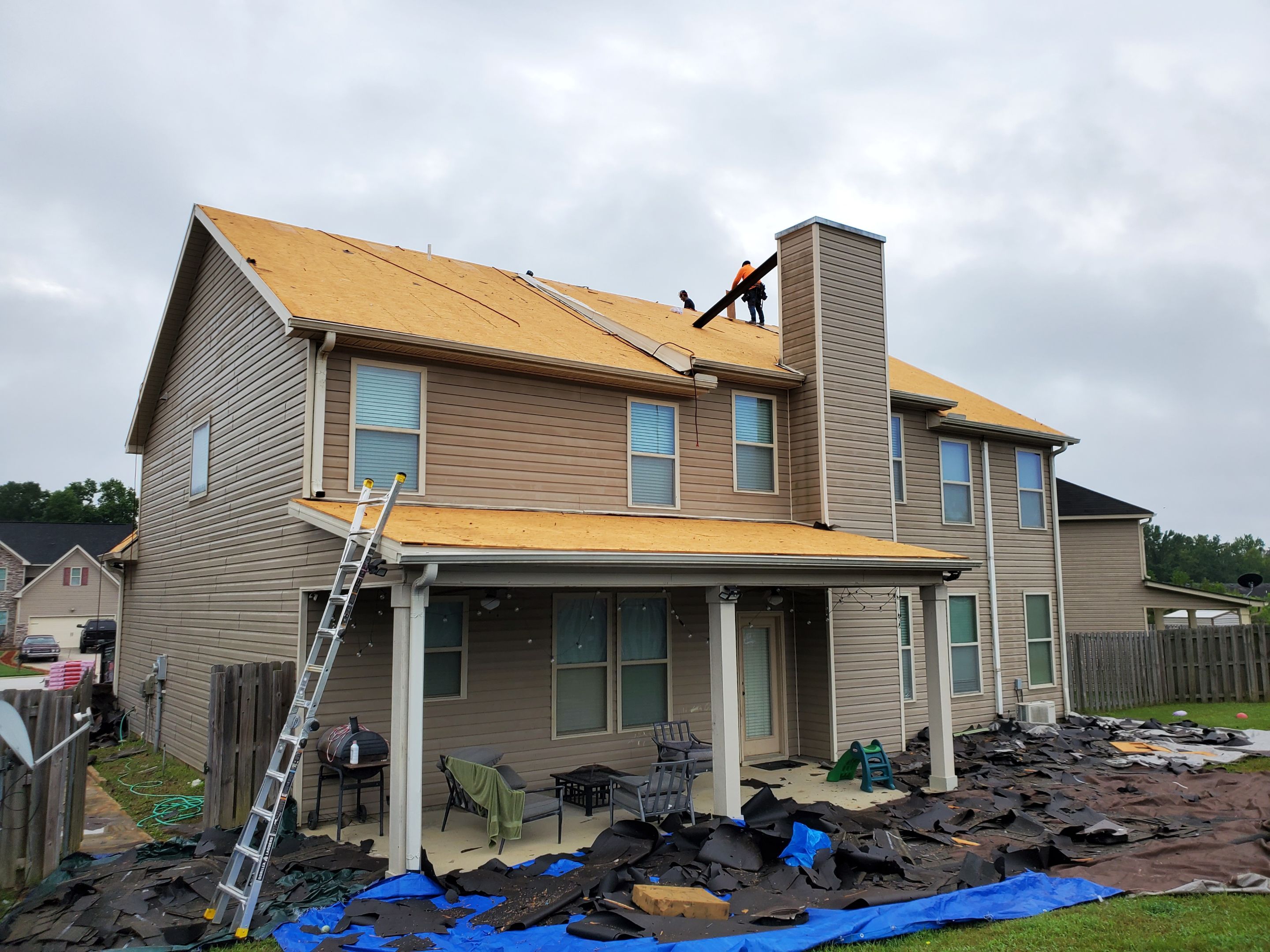 Residential Roofing Installation using Owens Corning by Inspector Roofing and Restoration