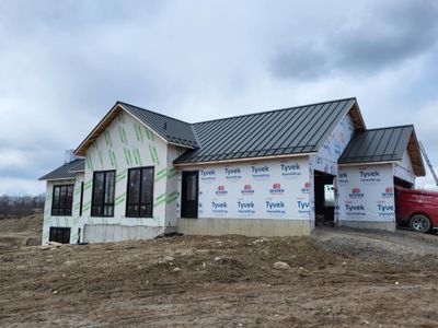 New Home Construction using 16" Standing Seam Panels