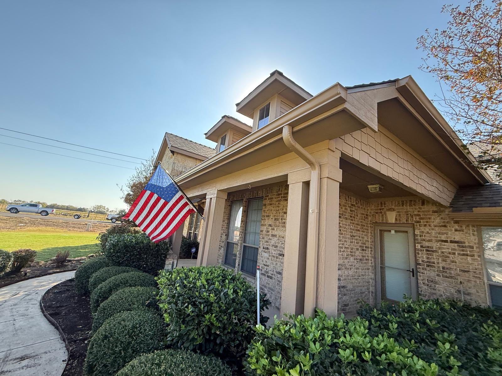 TAMKO-WW Light Brown/Cream Brick by Tejas Roofworks + Restoration