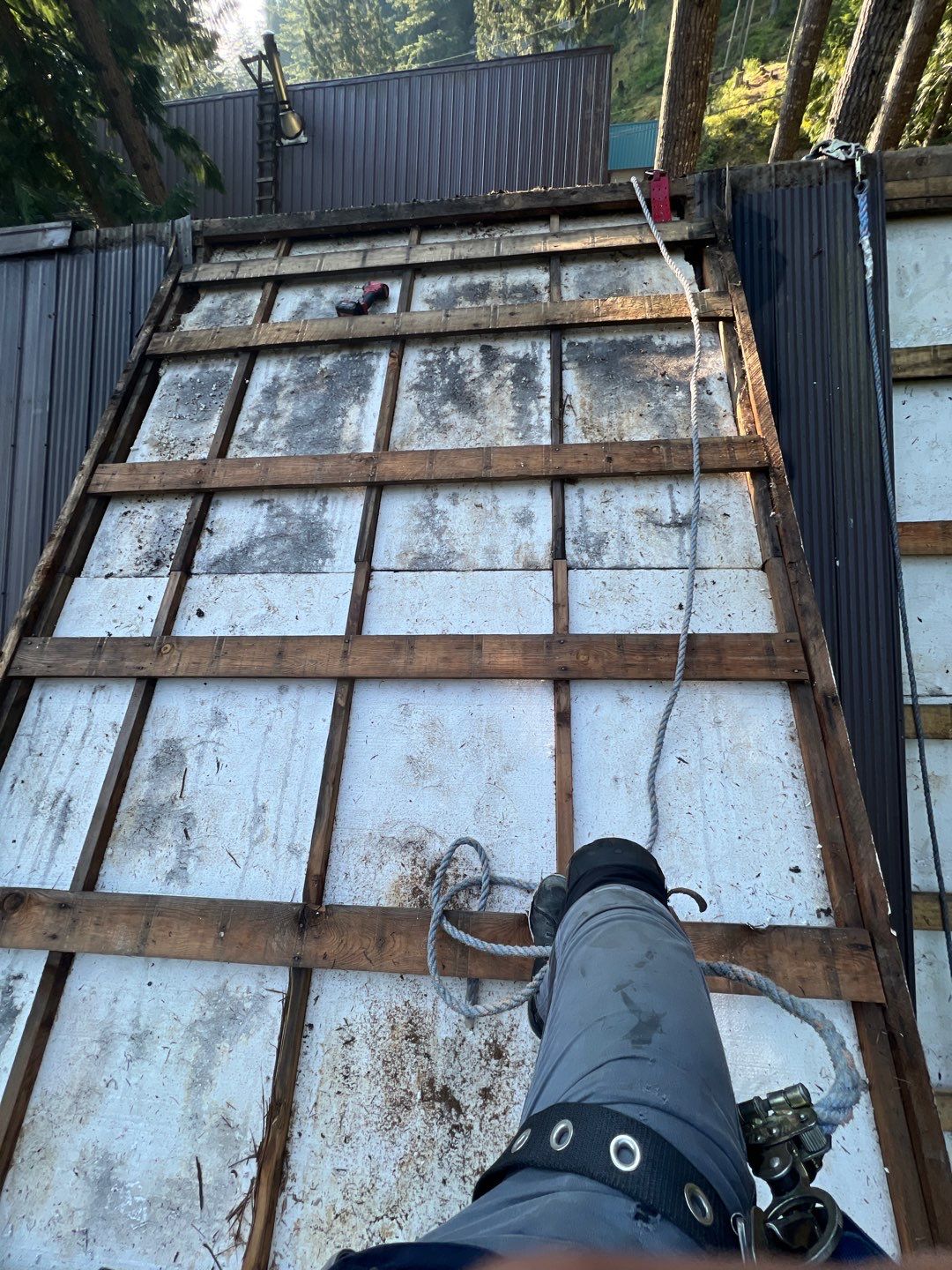 Residential ReRoofing Installation using 12" Prolok metal  by Top Notch Roofing Inc