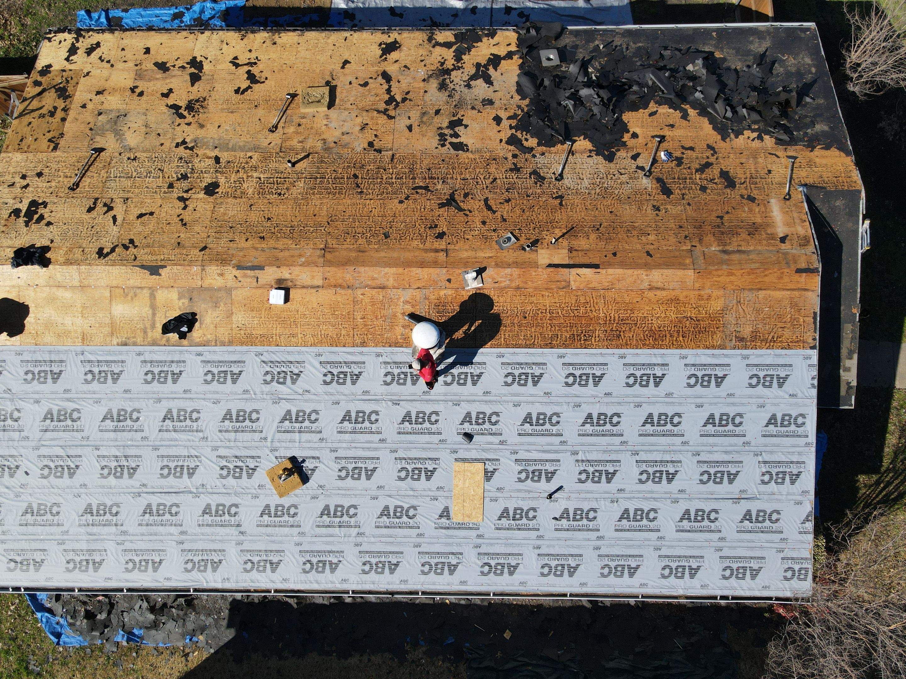 Residential Roofing Installation using GAF Timberline HDZ - Plano TX by Lighthouse Contractors
