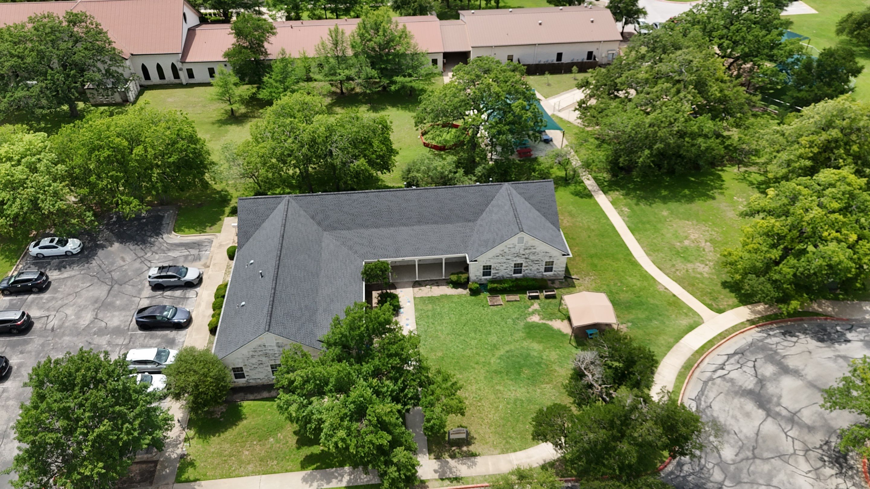Commercial Roofing Installation using 24 GA Double-Lock - Galvalume by Action Exteriors Austin