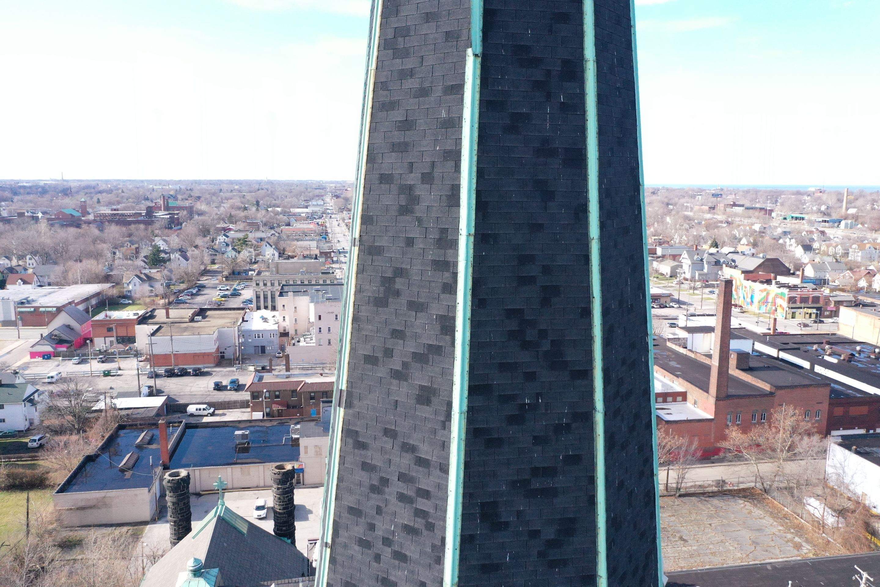 Drone Inspection by Absolute Roofing and Construction