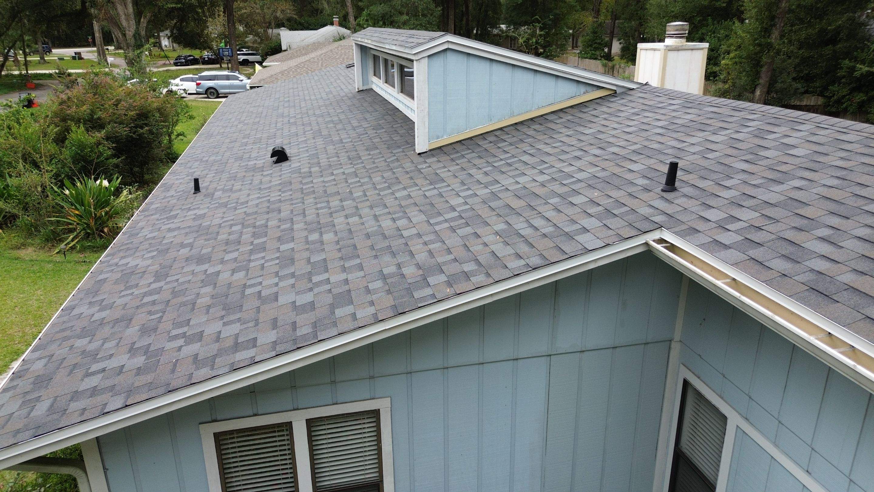 Reroof with Skylight in Gainesville, FL by Brehm Roofing