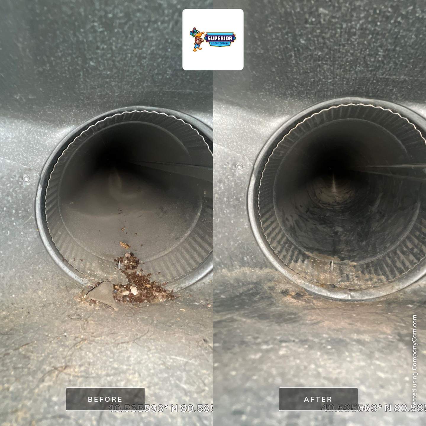Air Duct Cleaning With a Vacuum Truck in New Cumberland, WV by Superior Air Duct Cleaning