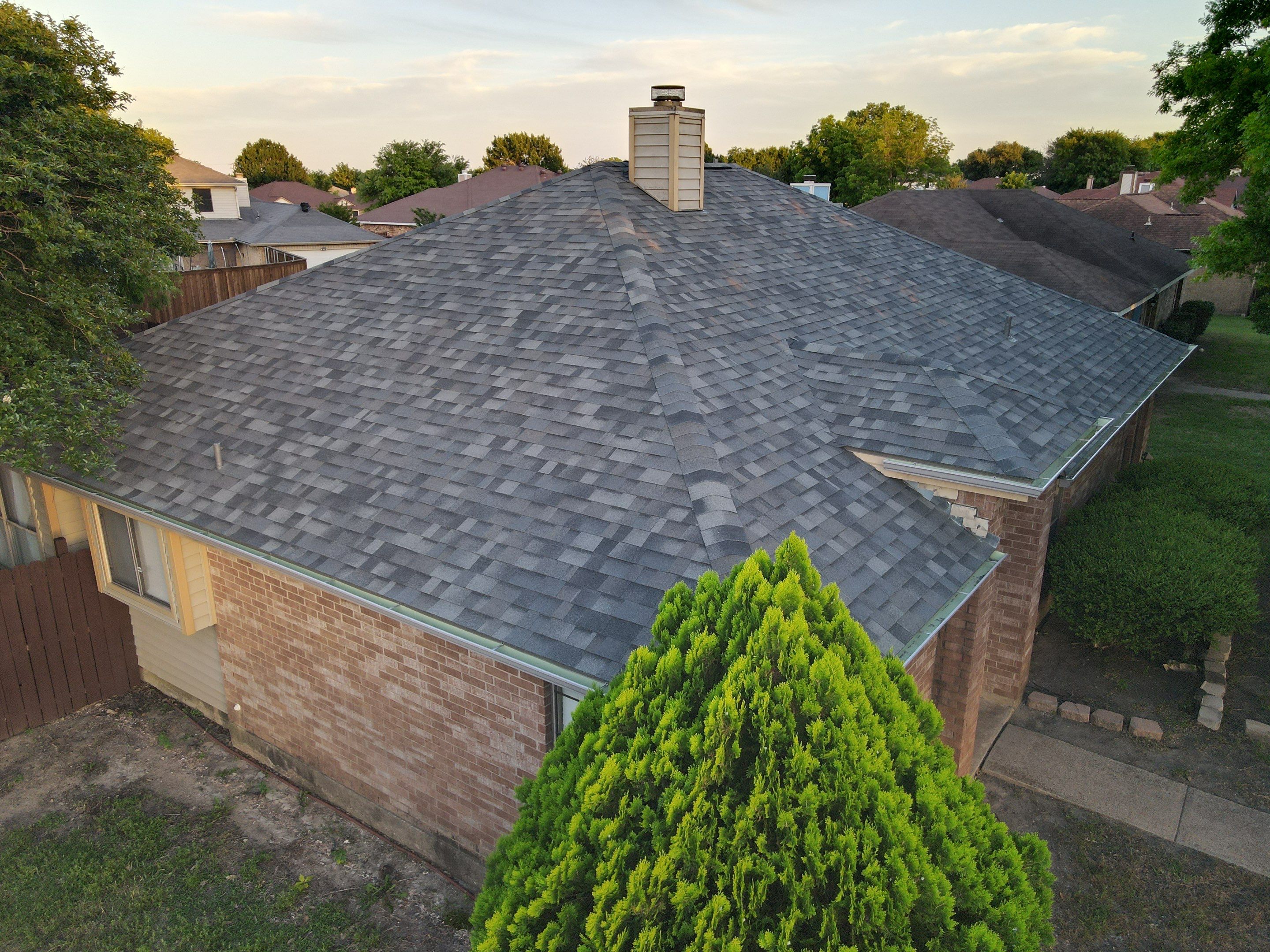 Residential Roofing Malarkey Vista w New Gutters by Berry Good Roofing 