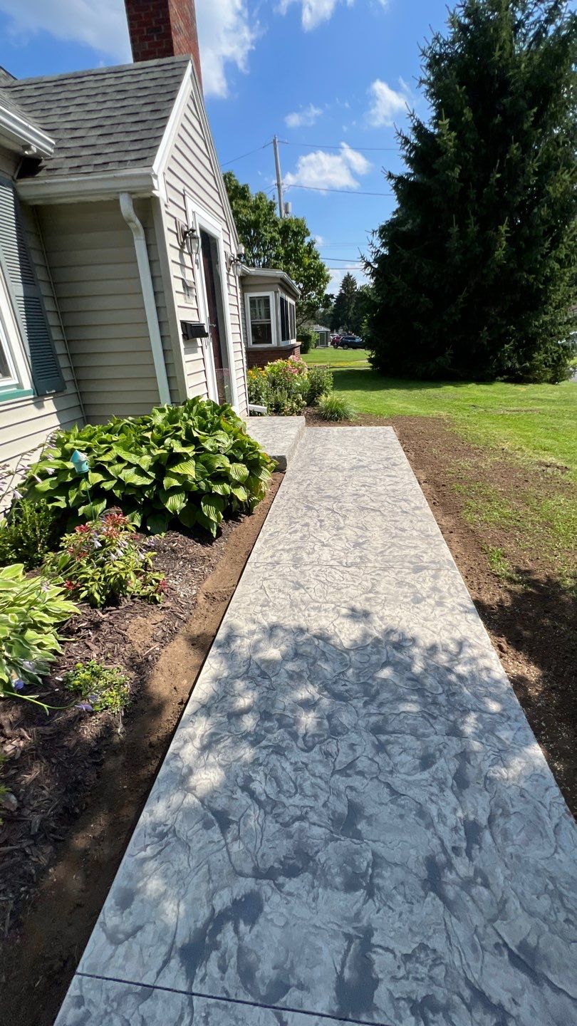 Rochester Oxford Slate Walkway by NG Masonry & Construction LLC