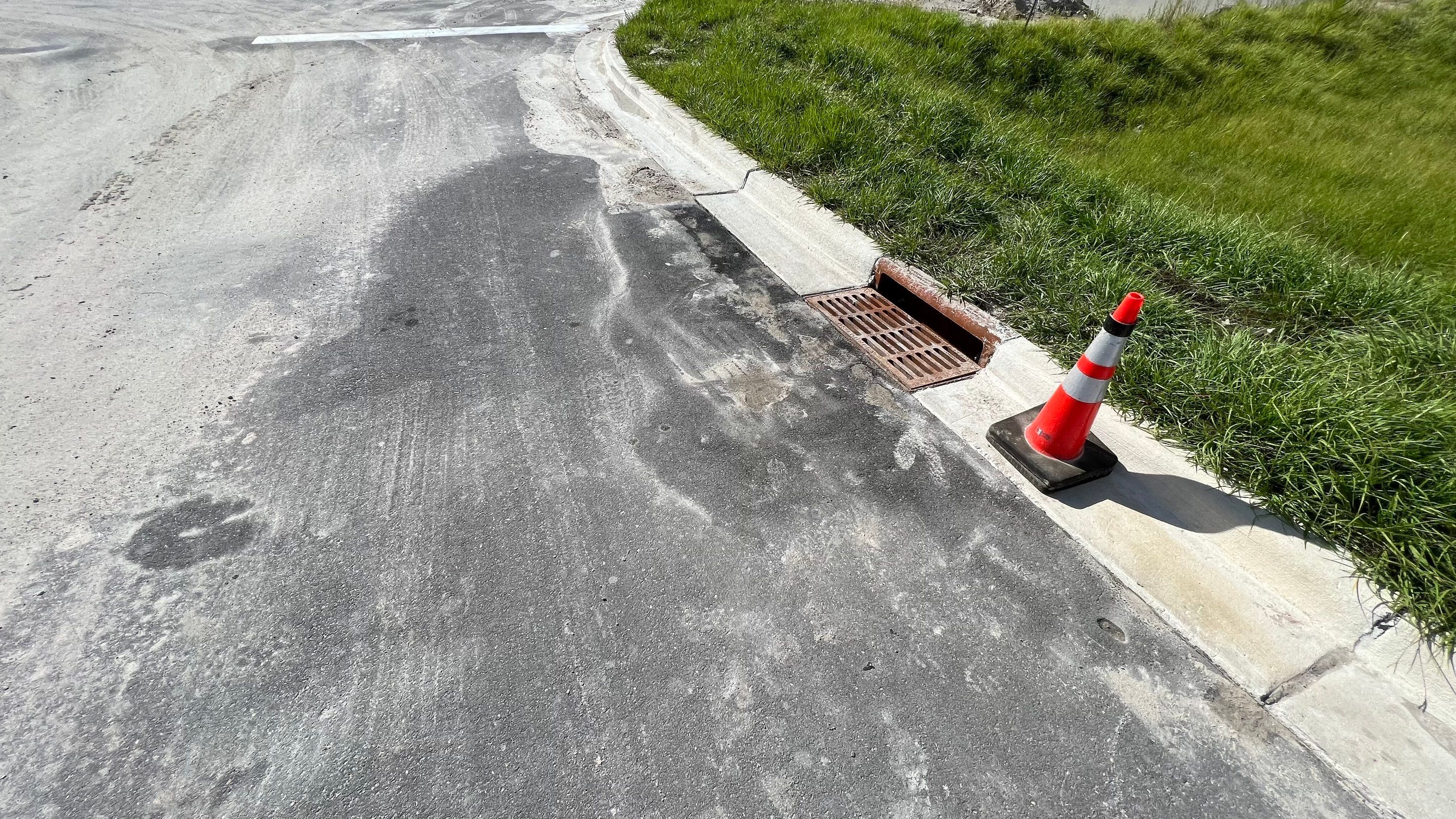 New Construction Storm Drain System Cleaning by APS Power & Water