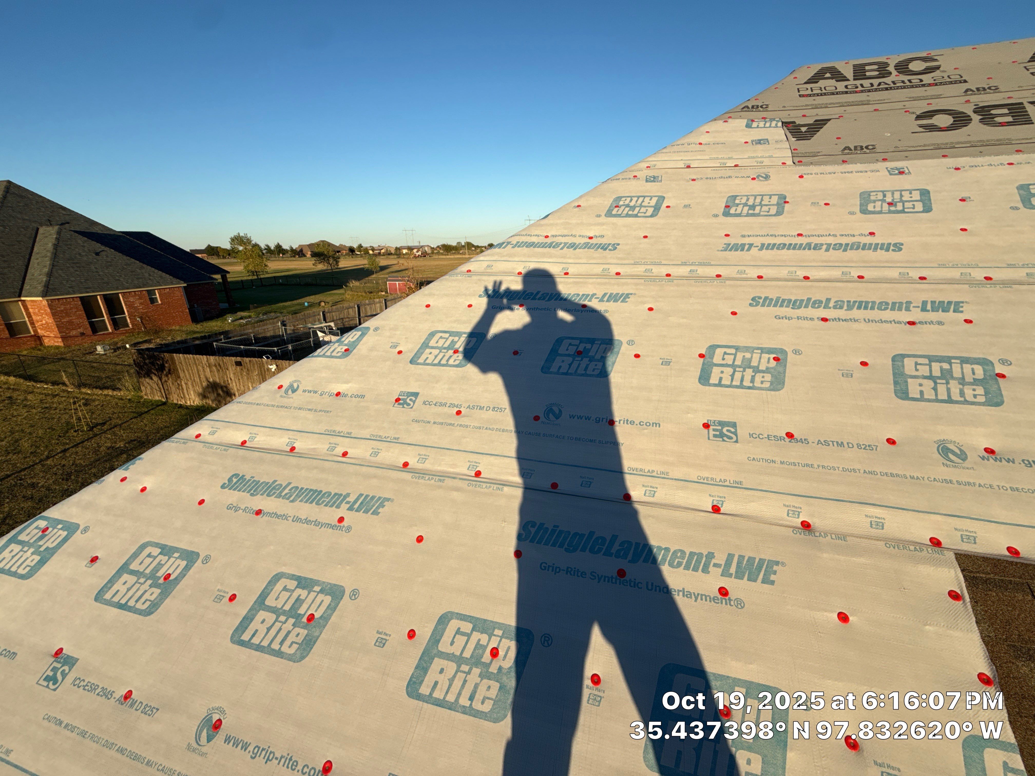 Roof repair due to shady contractor by OAK Roofing Restoration 