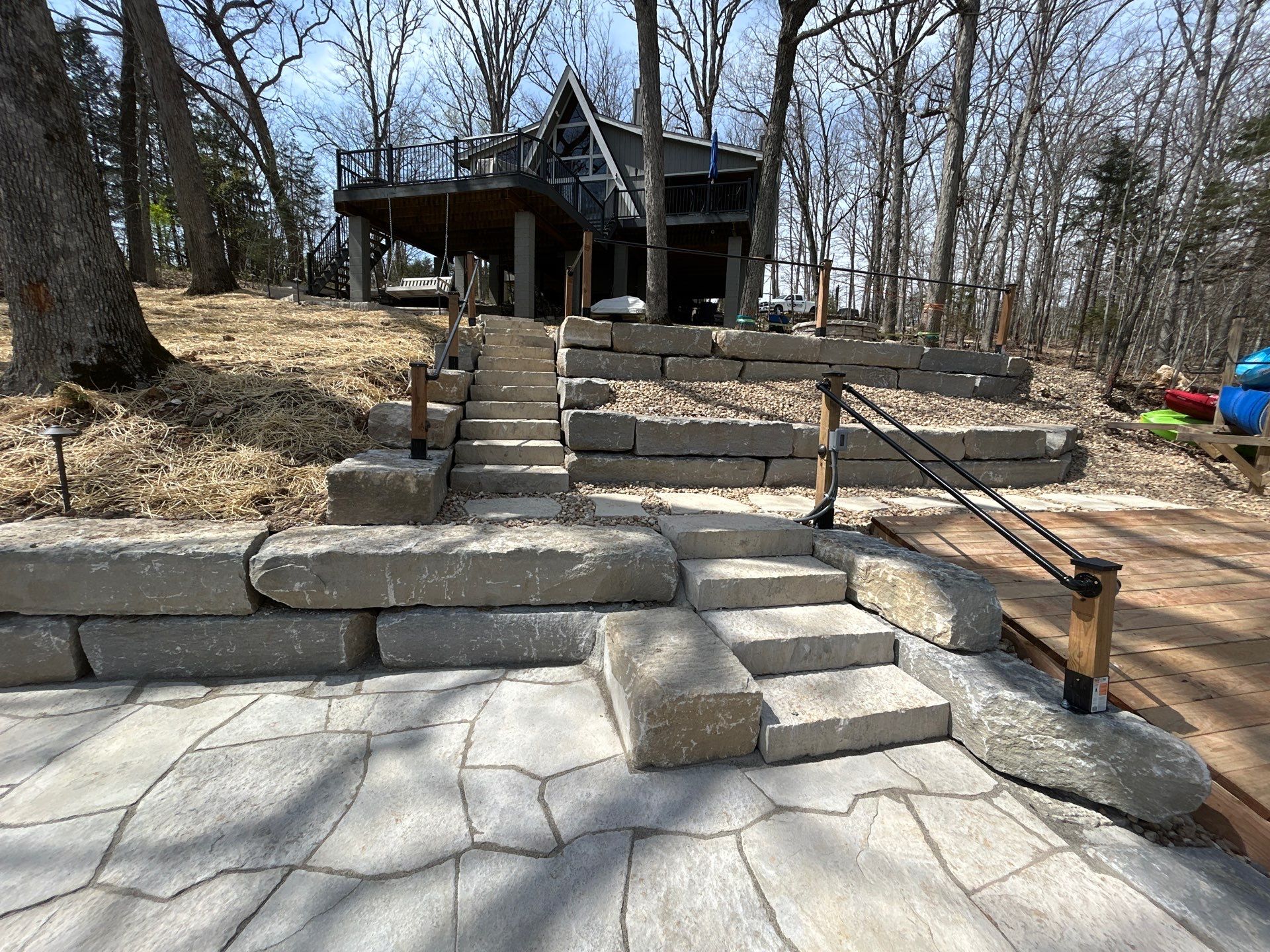 Backyard Renovation by Loch Ness Landscaping, LLC