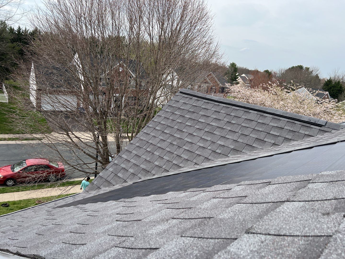 Solar Roof Replacement using GAF Timberline Solar Shingles by American Home Contractors