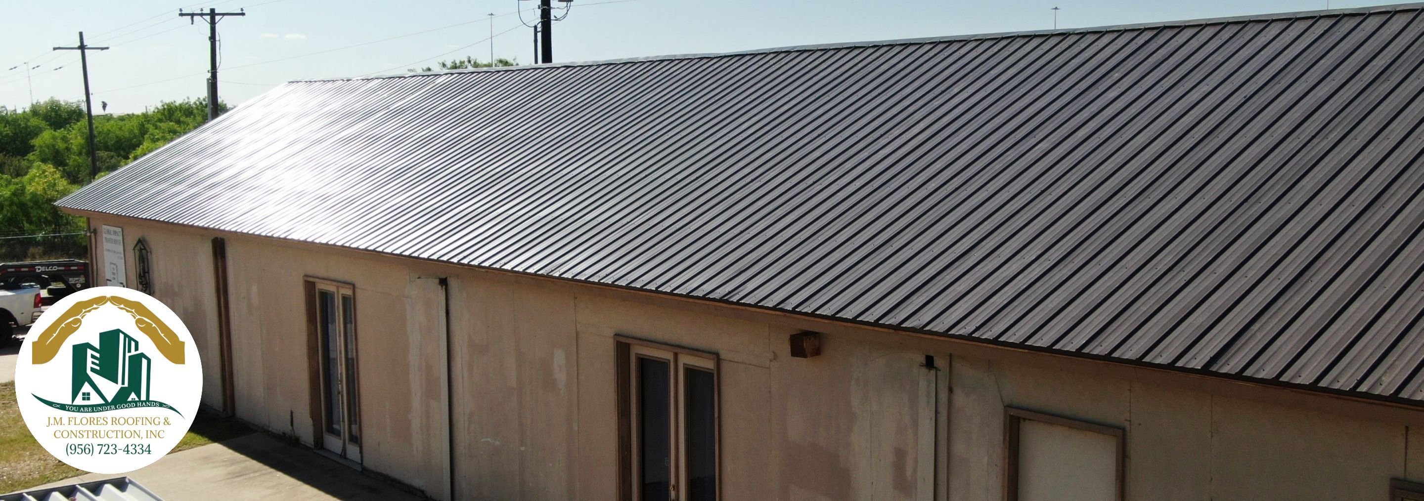 Residential Roofing Installation using Classic Rib Metal Roof by JM Flores Roofing & Construction, Inc